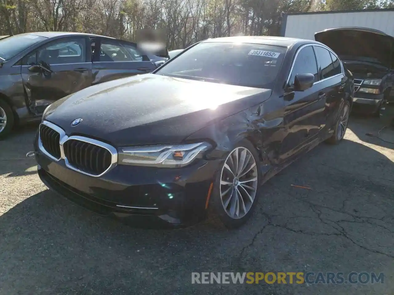 2 Photograph of a damaged car WBA53BH01MWX04852 BMW 5 SERIES 2021