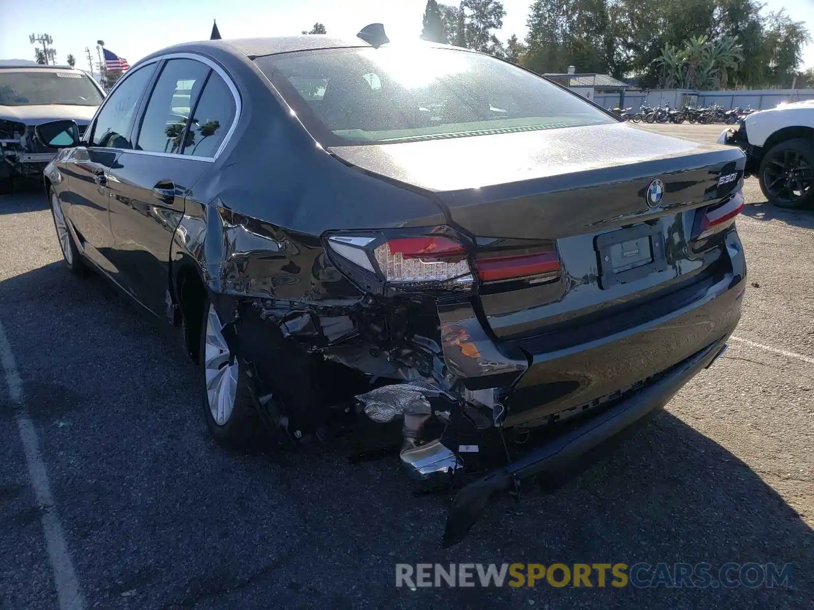 3 Photograph of a damaged car WBA53BH02MCH36407 BMW 5 SERIES 2021