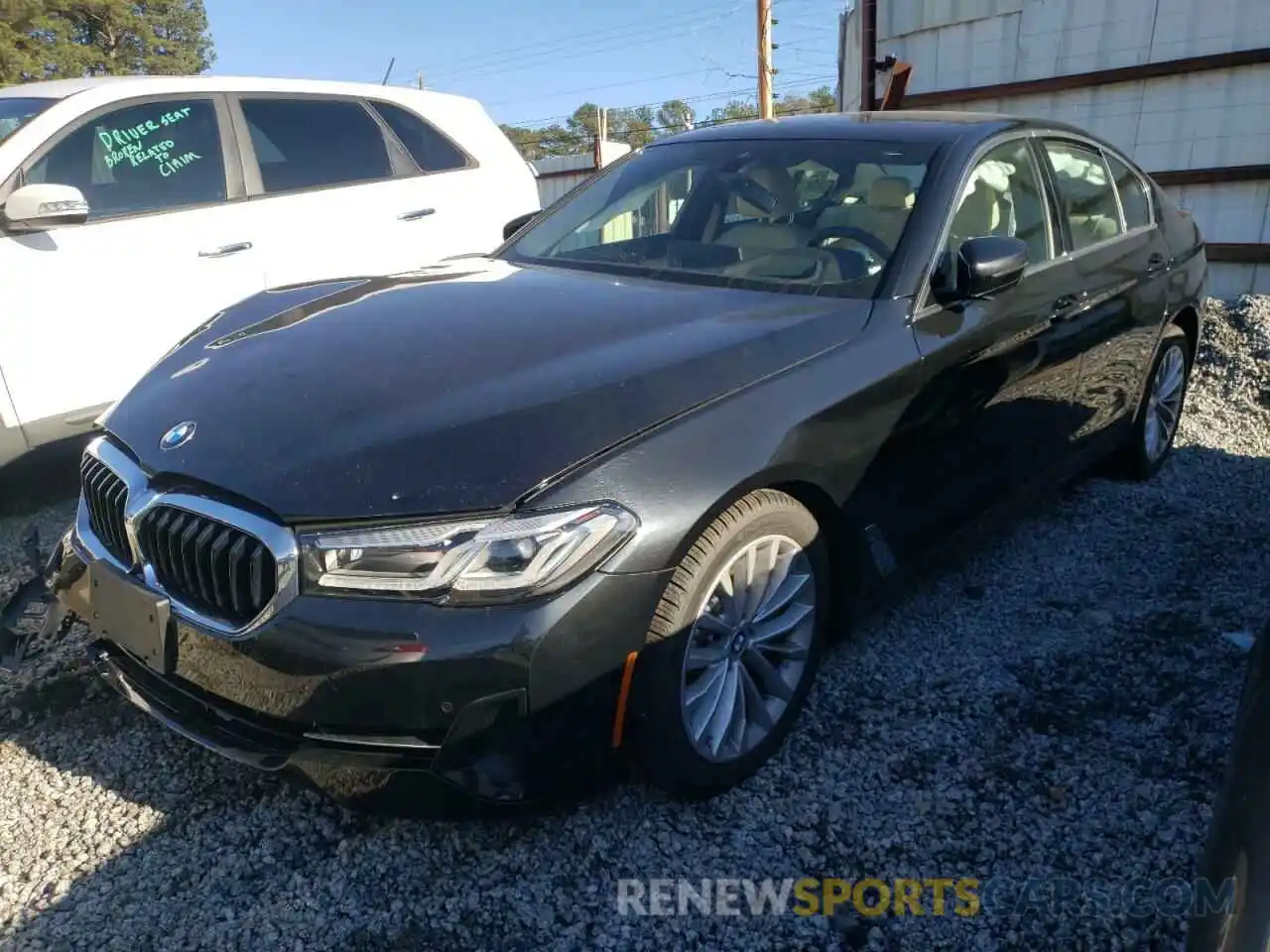 2 Photograph of a damaged car WBA53BH02MWX36726 BMW 5 SERIES 2021