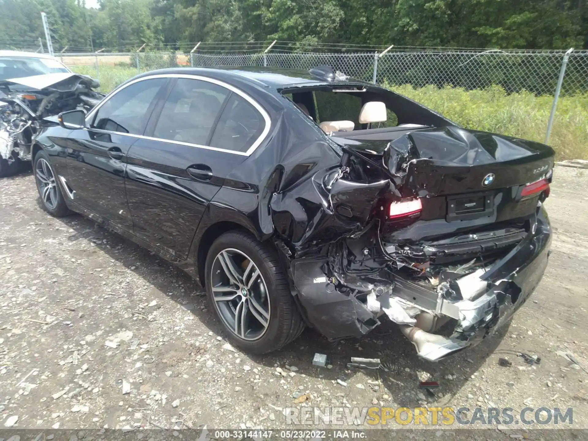 3 Photograph of a damaged car WBA53BH03MCF06701 BMW 5 SERIES 2021