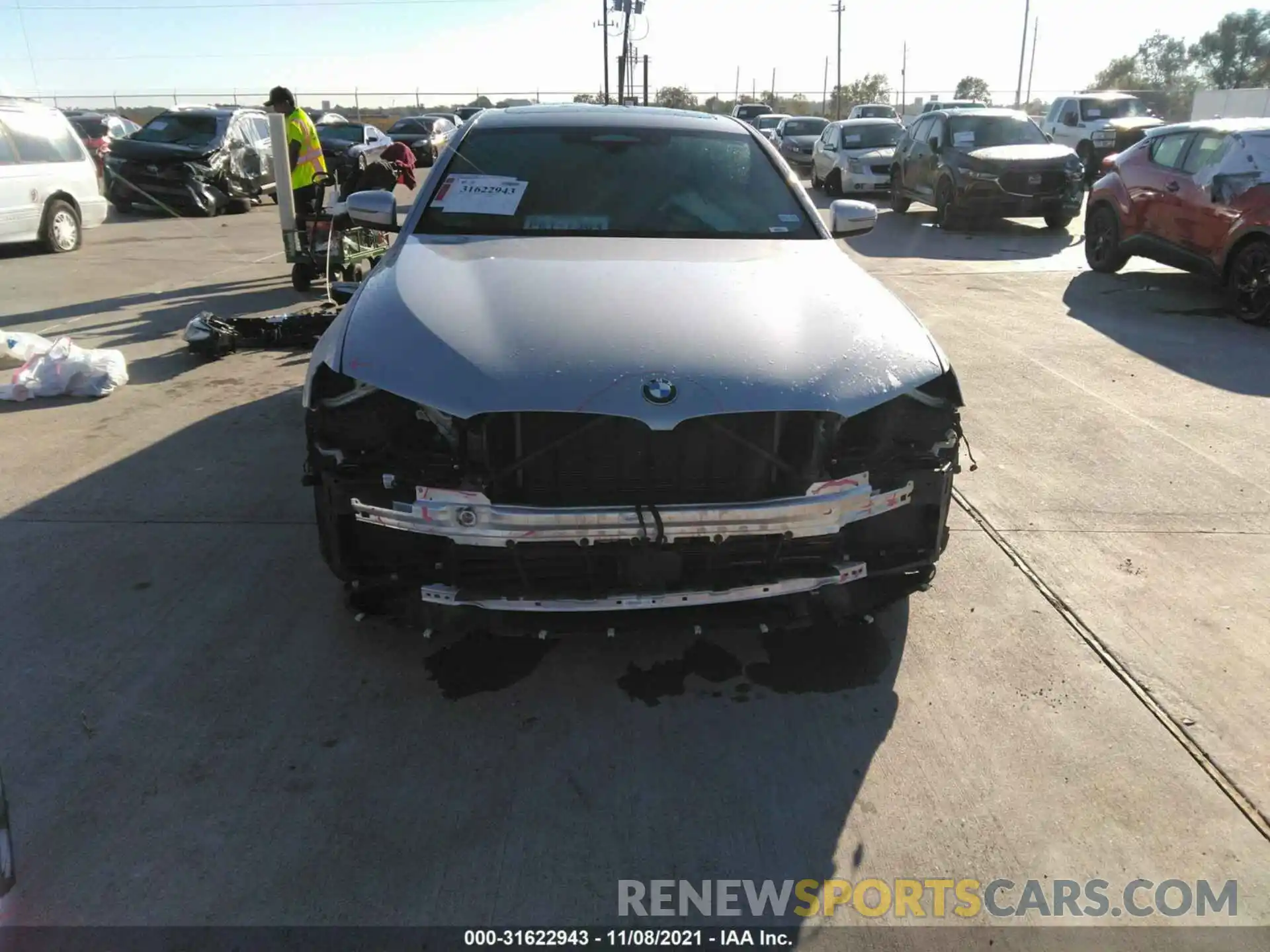 6 Photograph of a damaged car WBA53BH03MCF23143 BMW 5 SERIES 2021