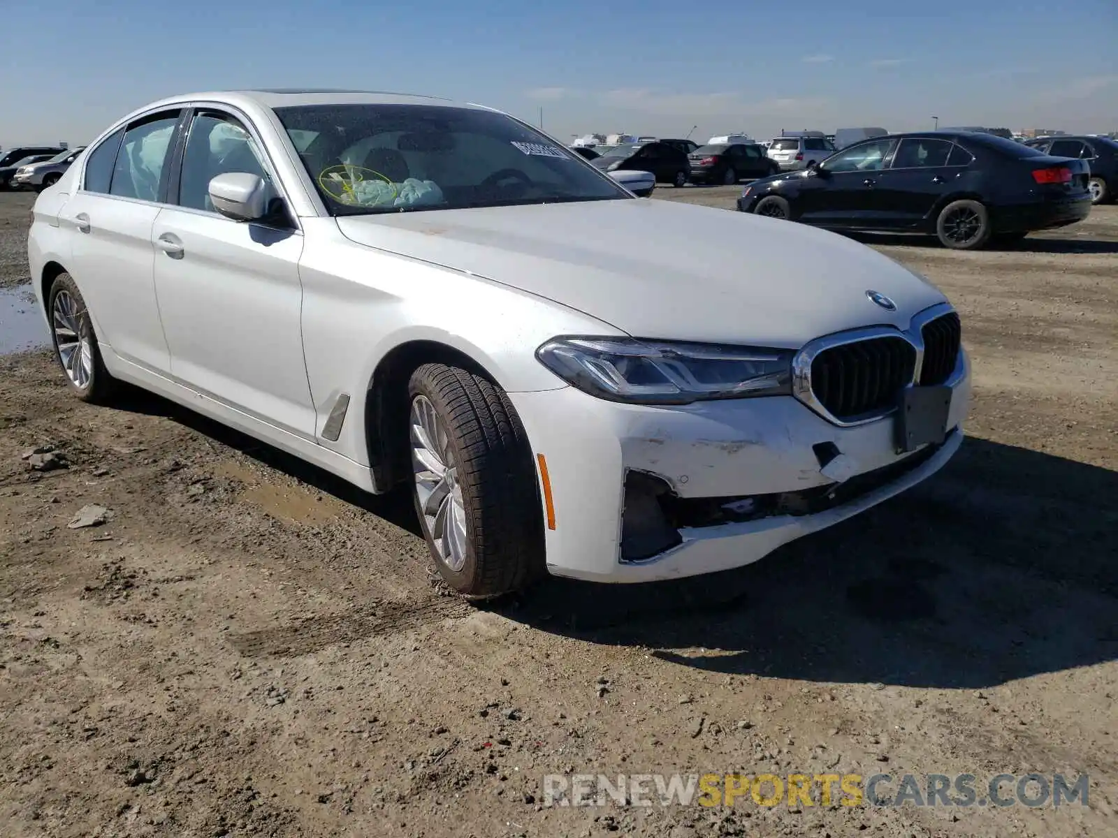 1 Photograph of a damaged car WBA53BH03MCH40143 BMW 5 SERIES 2021