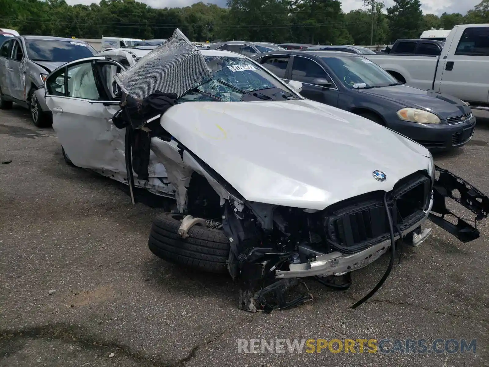 1 Photograph of a damaged car WBA53BH04MWX01850 BMW 5 SERIES 2021