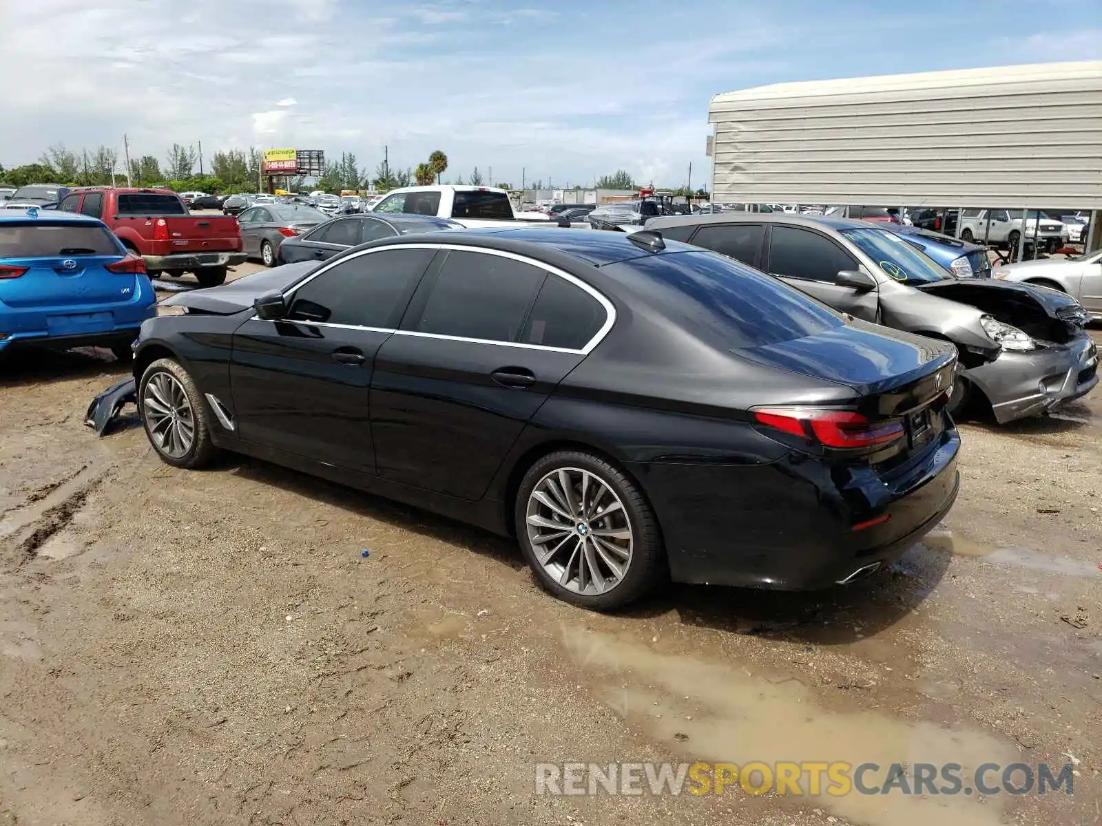 3 Photograph of a damaged car WBA53BH04MWX12606 BMW 5 SERIES 2021