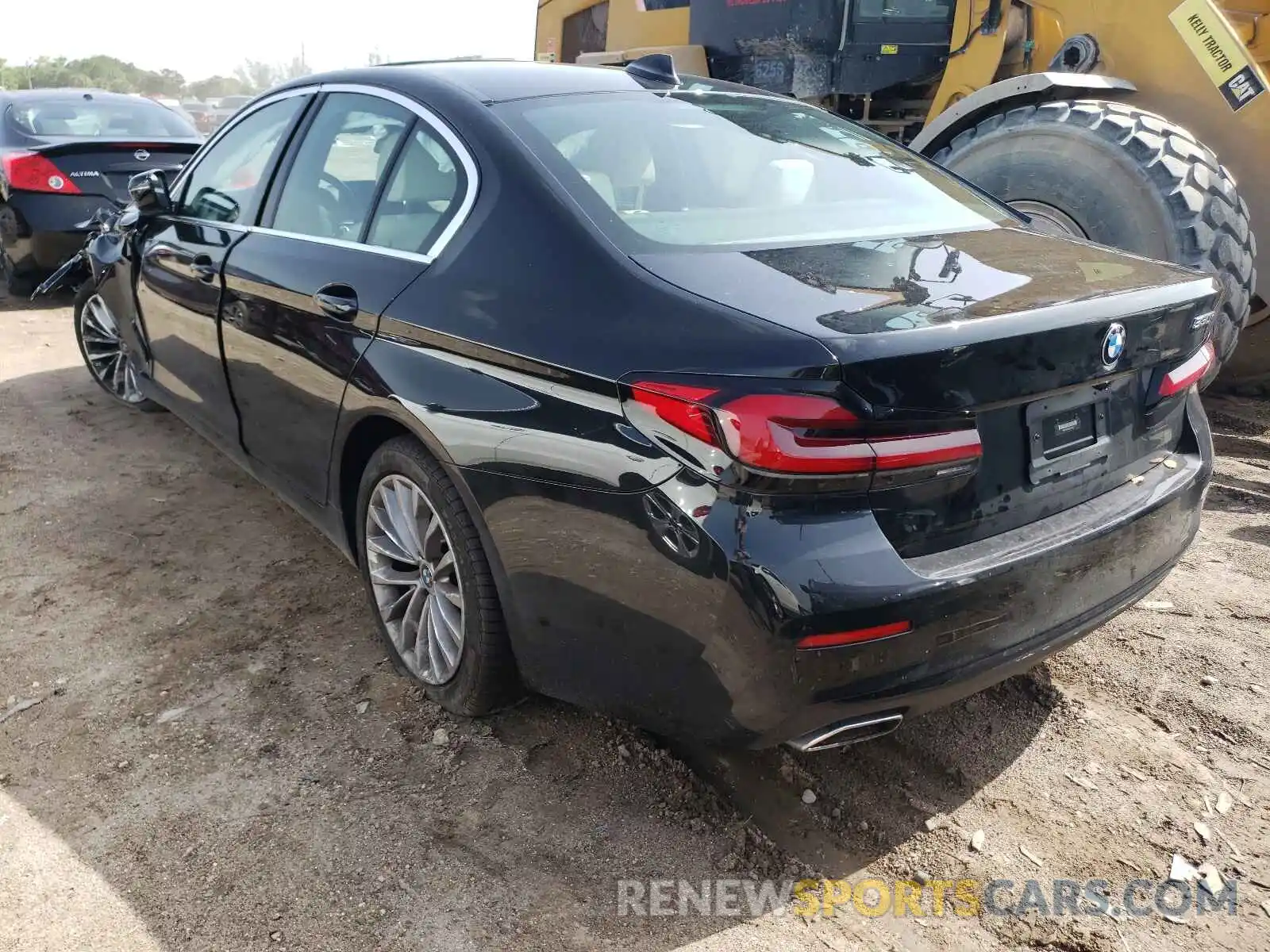 3 Photograph of a damaged car WBA53BH04MWX25663 BMW 5 SERIES 2021