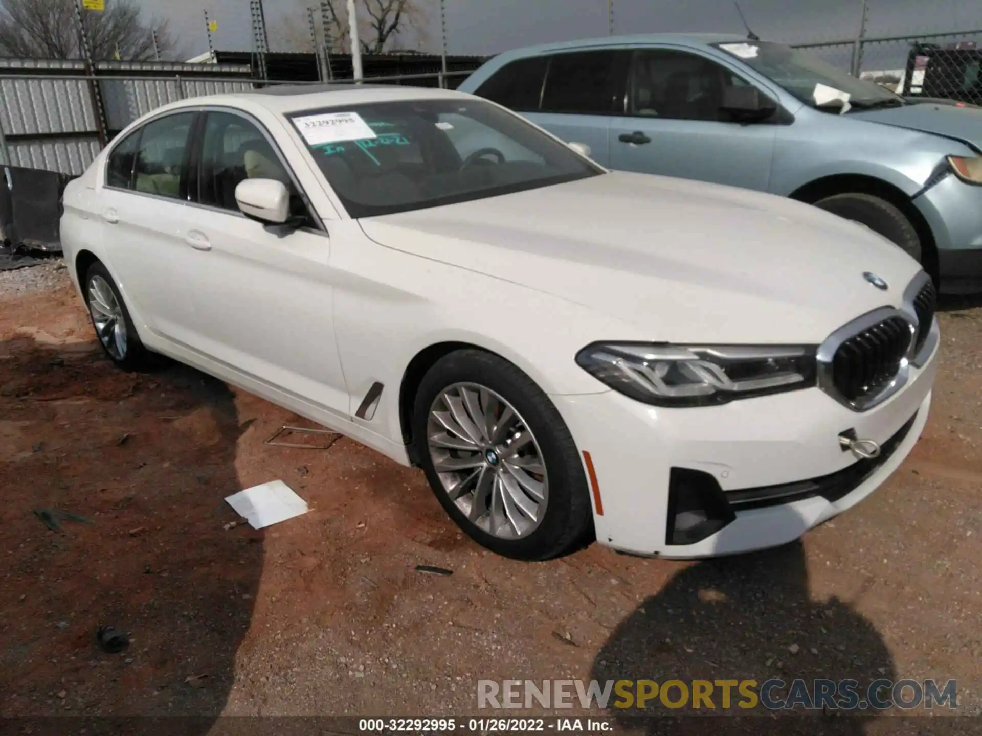 1 Photograph of a damaged car WBA53BH05MCF84655 BMW 5 SERIES 2021