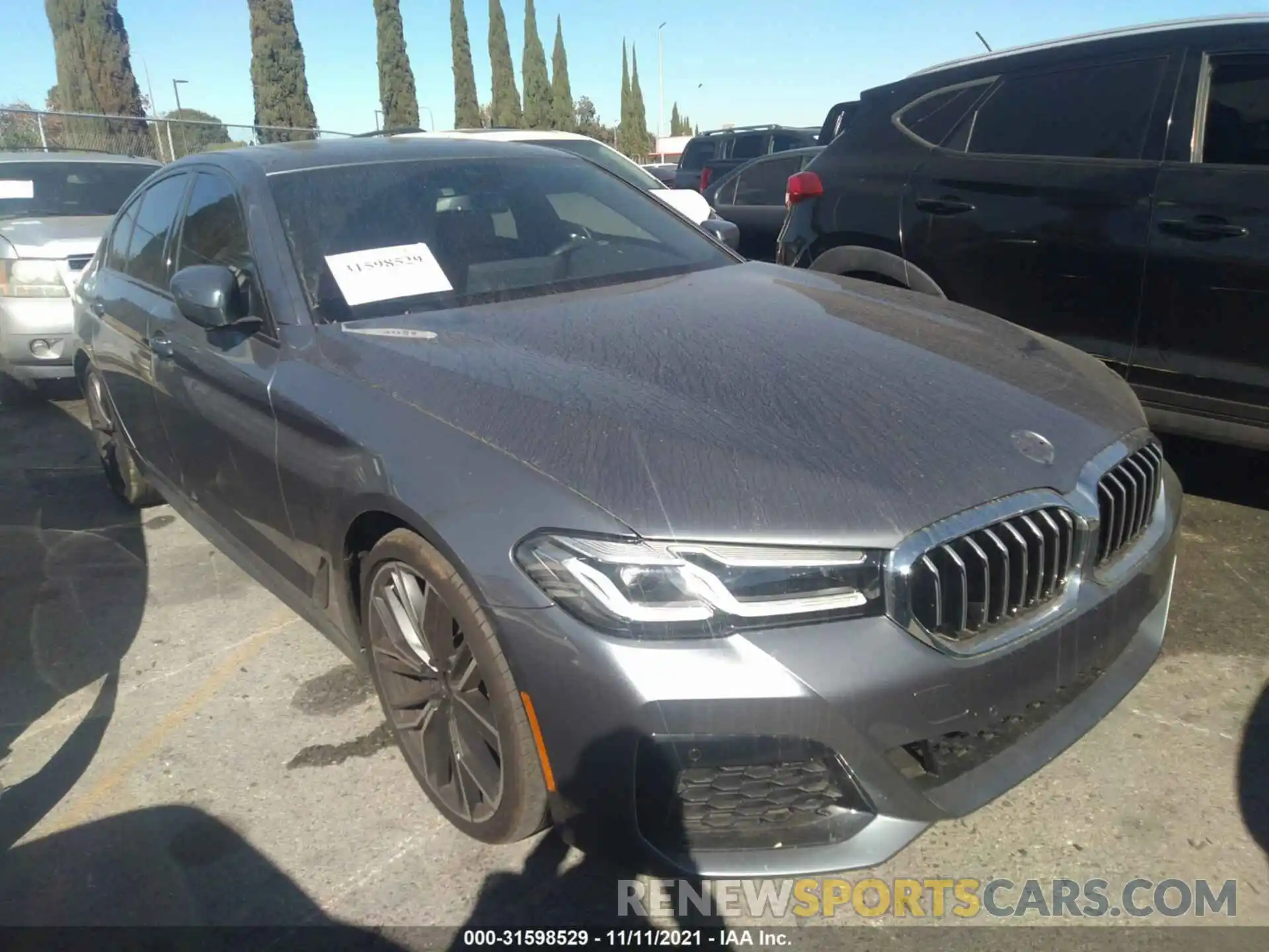 1 Photograph of a damaged car WBA53BH05MCG27925 BMW 5 SERIES 2021