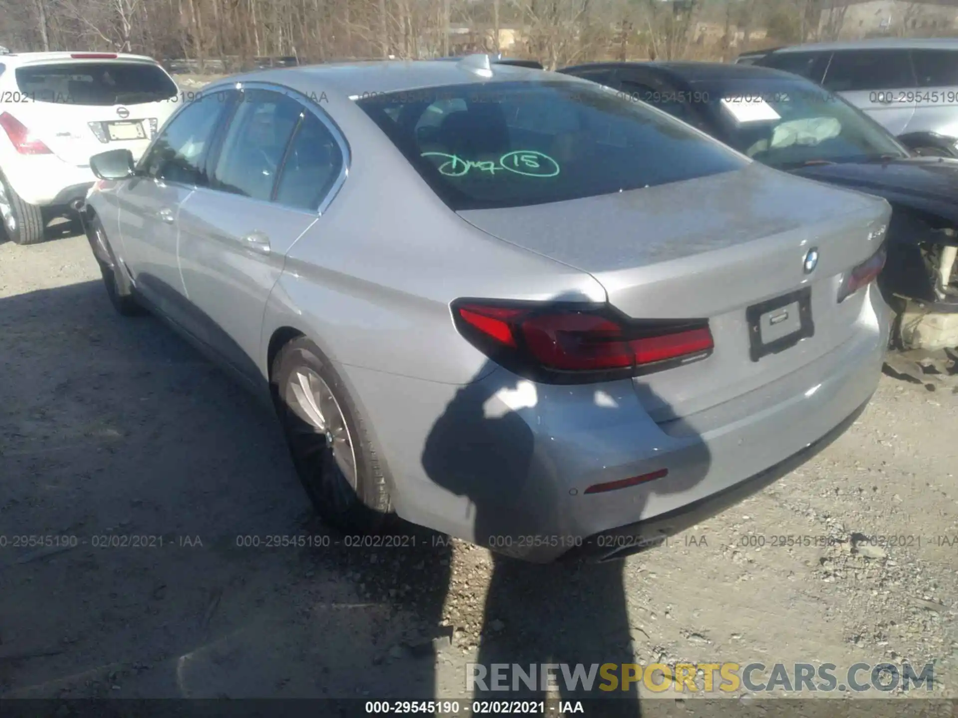 3 Photograph of a damaged car WBA53BH06MWW97350 BMW 5 SERIES 2021