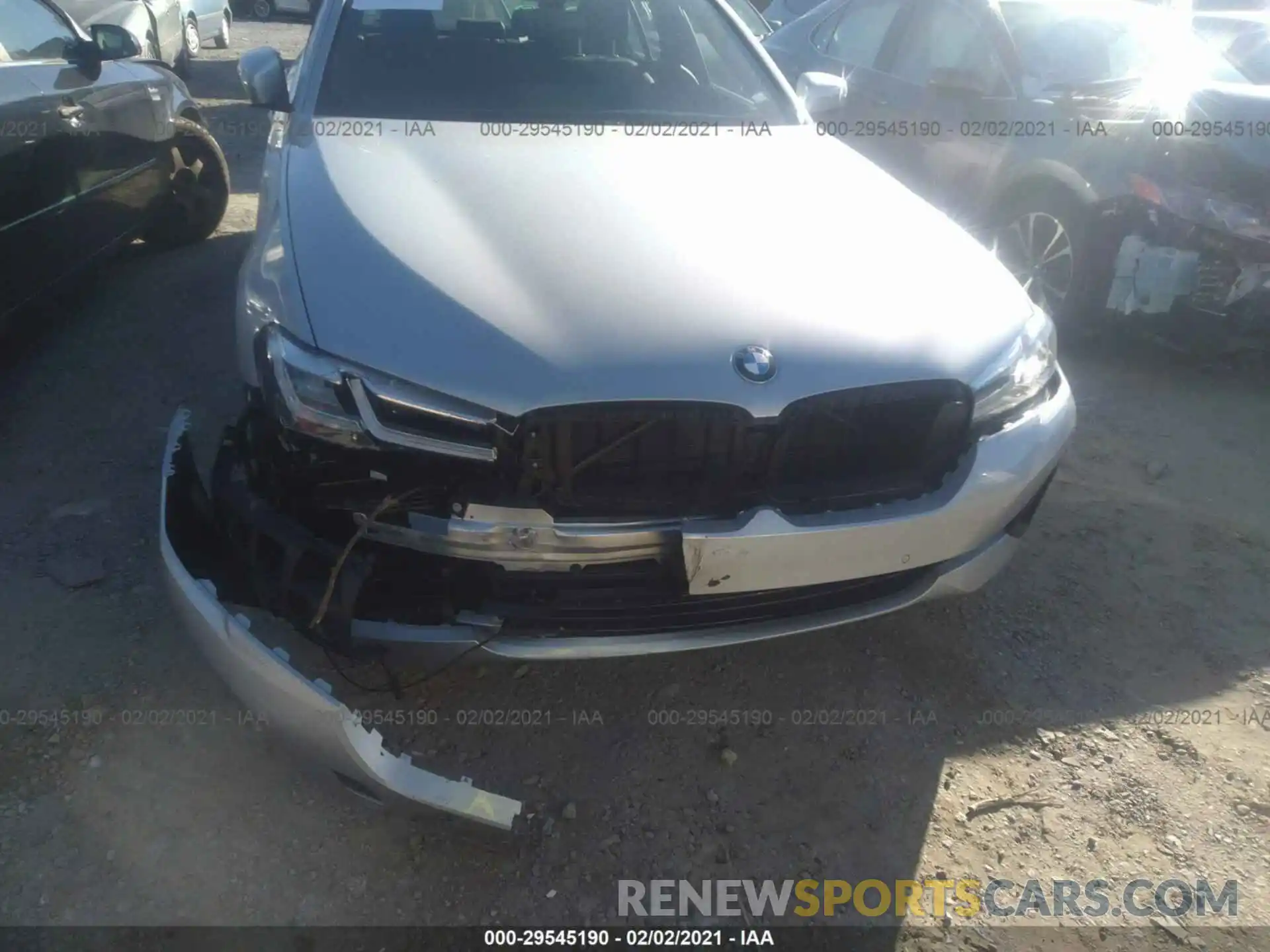 6 Photograph of a damaged car WBA53BH06MWW97350 BMW 5 SERIES 2021