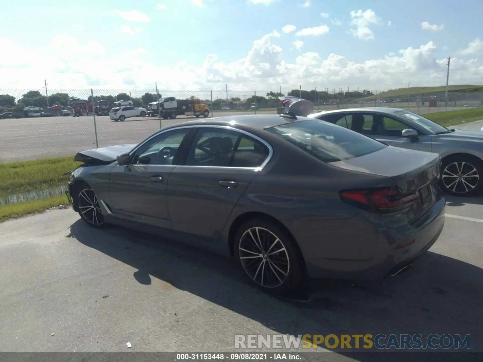 3 Photograph of a damaged car WBA53BH06MWX13014 BMW 5 SERIES 2021