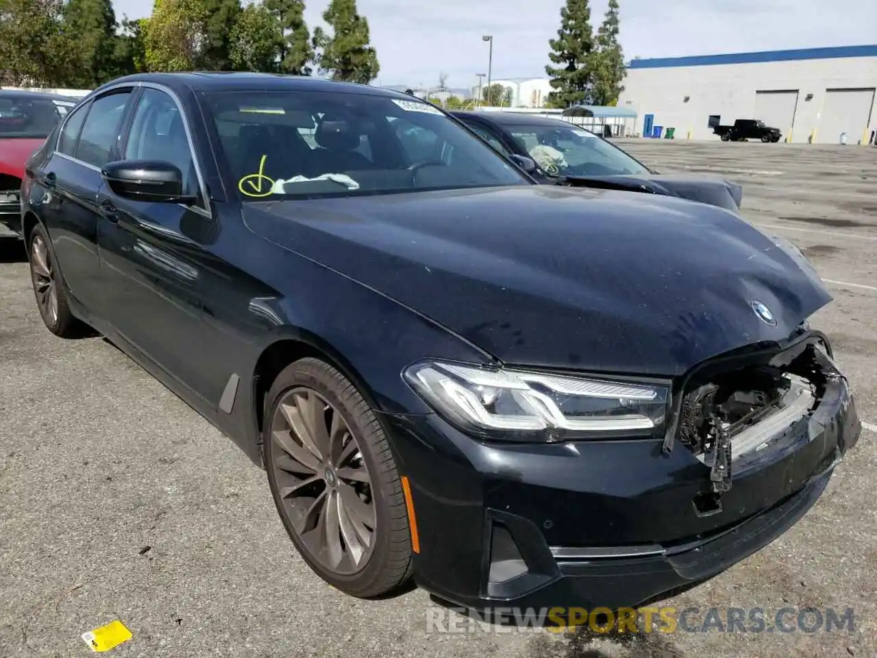 1 Photograph of a damaged car WBA53BH07MCF04109 BMW 5 SERIES 2021