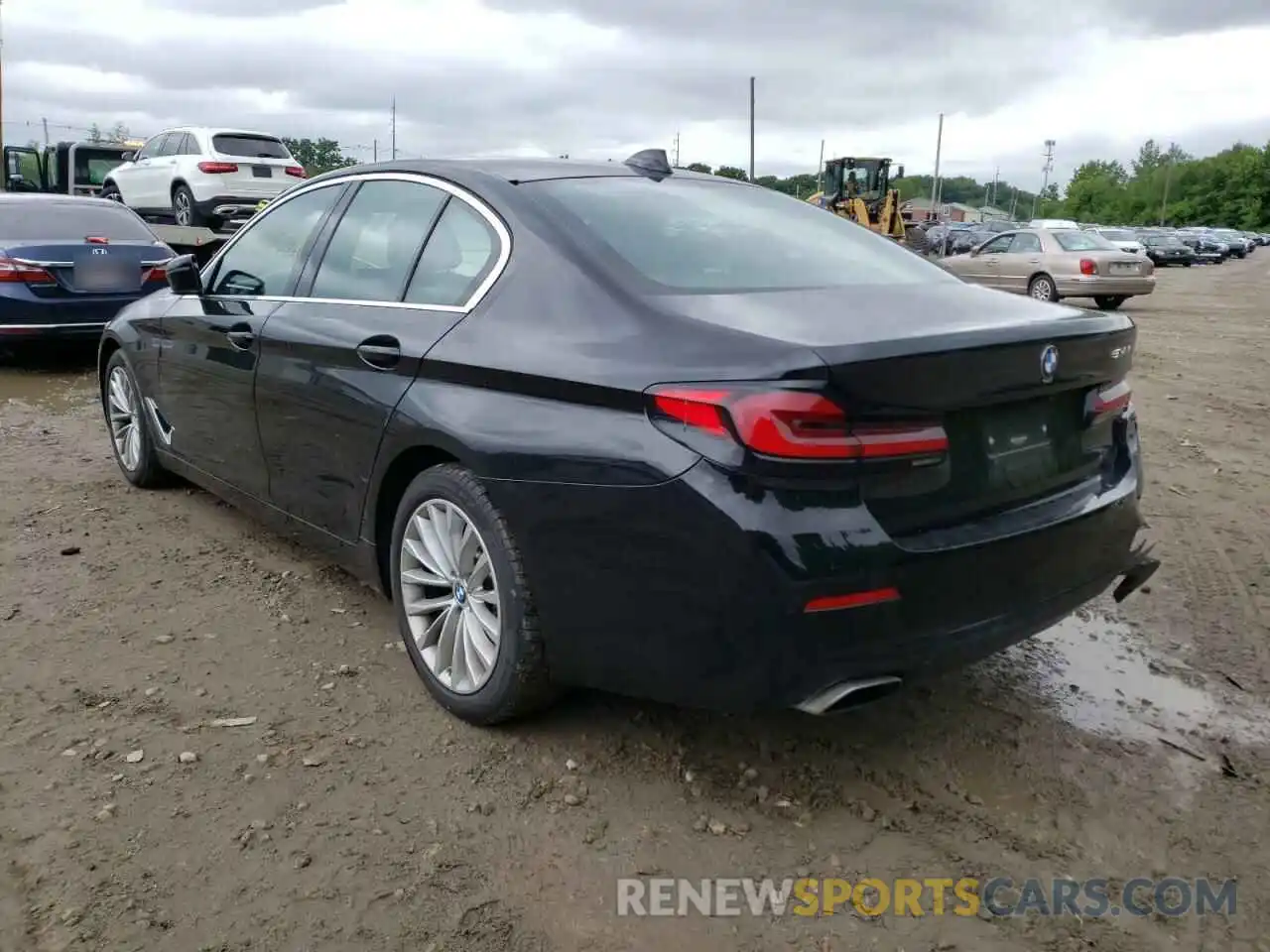 3 Photograph of a damaged car WBA53BH08MCF65033 BMW 5 SERIES 2021