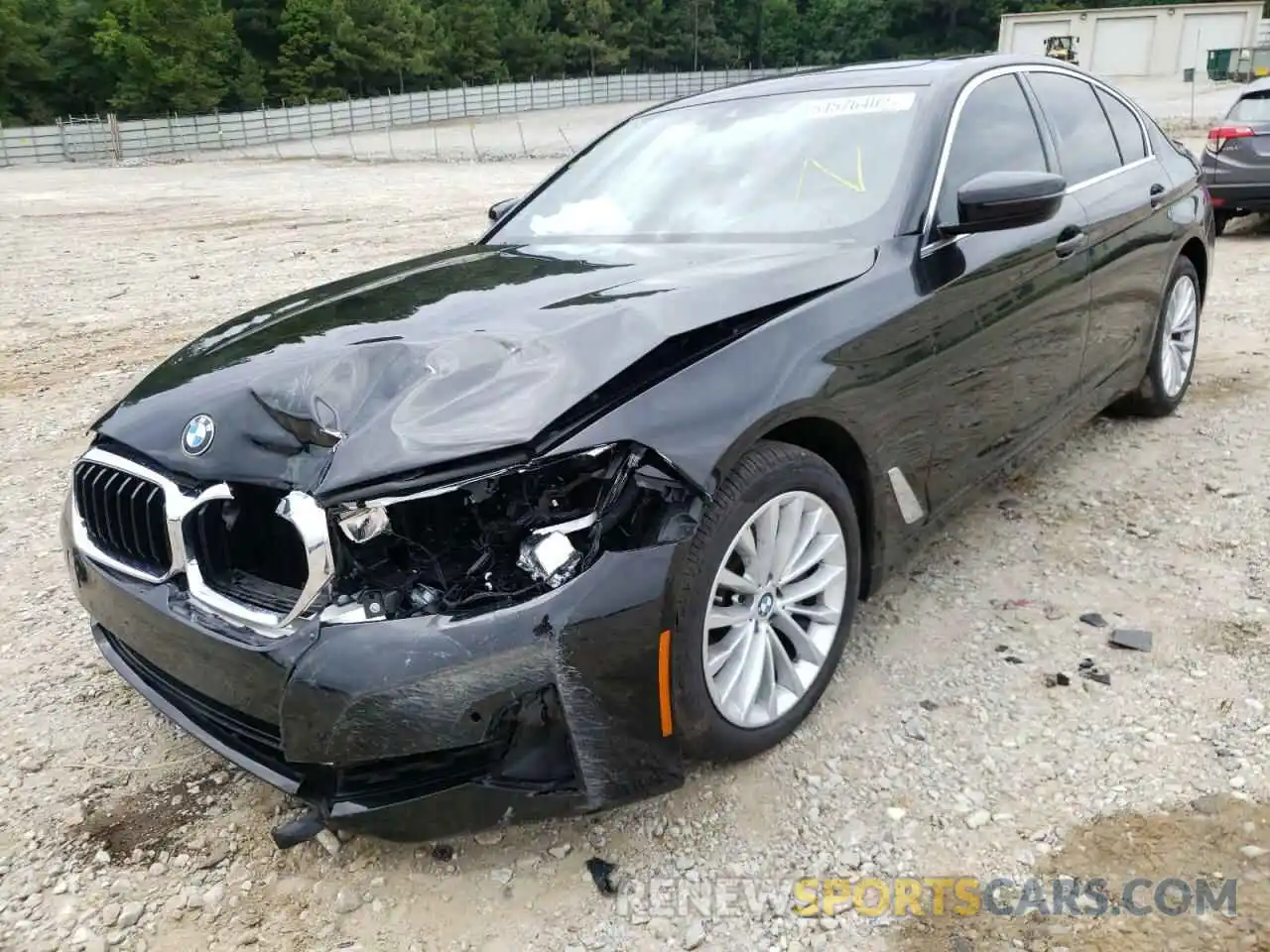 2 Photograph of a damaged car WBA53BH08MWX01186 BMW 5 SERIES 2021