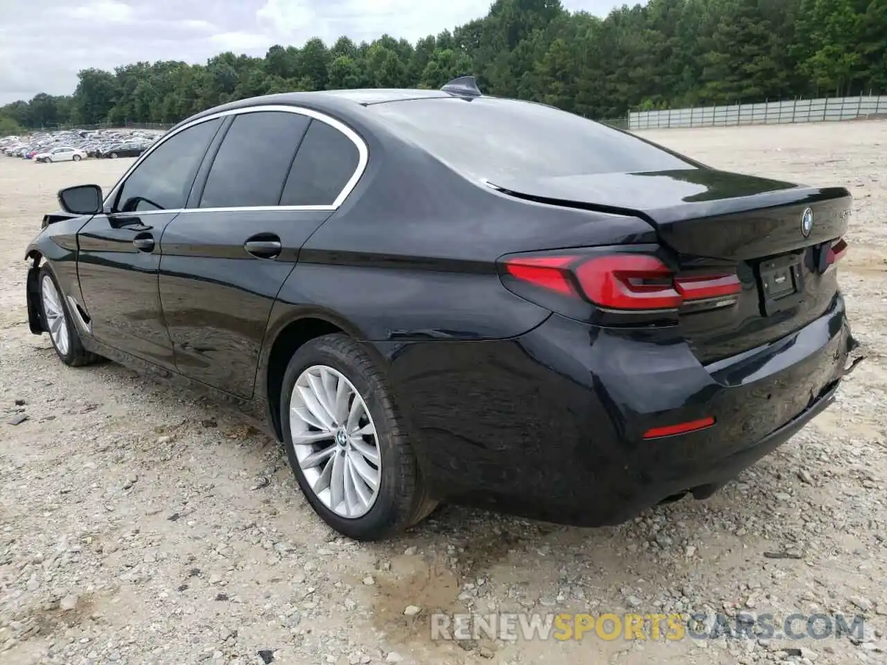 3 Photograph of a damaged car WBA53BH08MWX01186 BMW 5 SERIES 2021