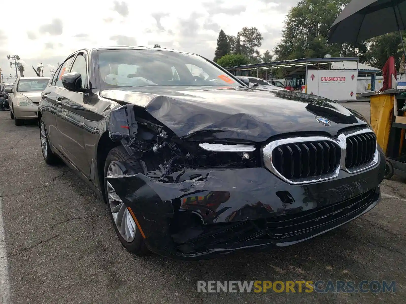 1 Photograph of a damaged car WBA53BH08MWX18621 BMW 5 SERIES 2021