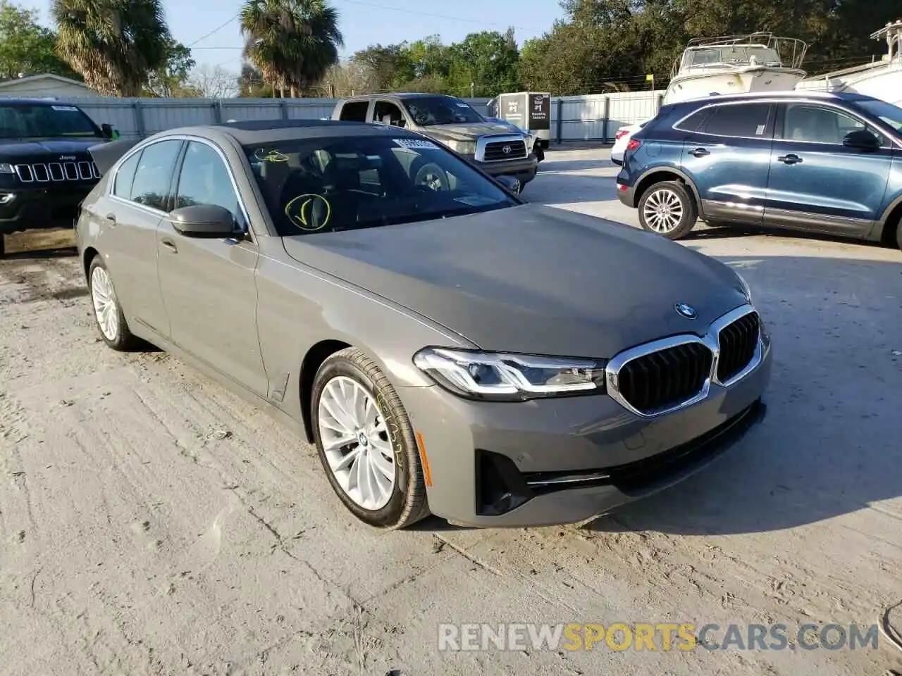 1 Photograph of a damaged car WBA53BH08MWX20675 BMW 5 SERIES 2021