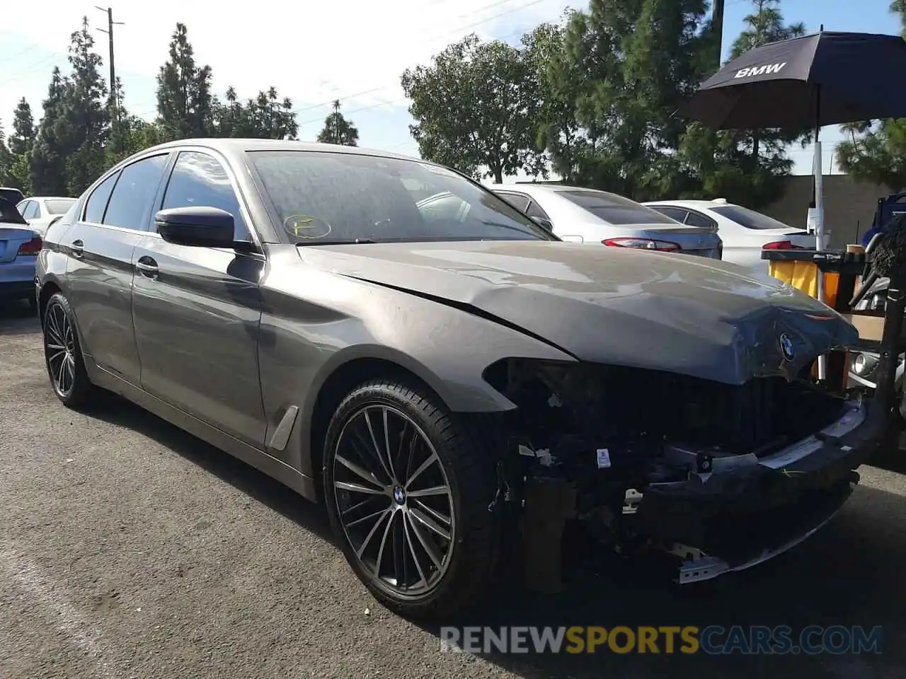 1 Photograph of a damaged car WBA53BH09MCF33630 BMW 5 SERIES 2021