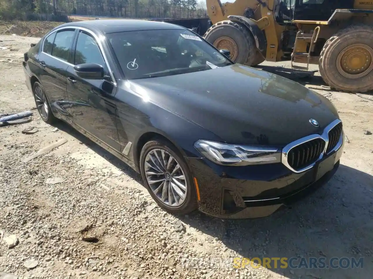 1 Photograph of a damaged car WBA53BH09MWX36464 BMW 5 SERIES 2021