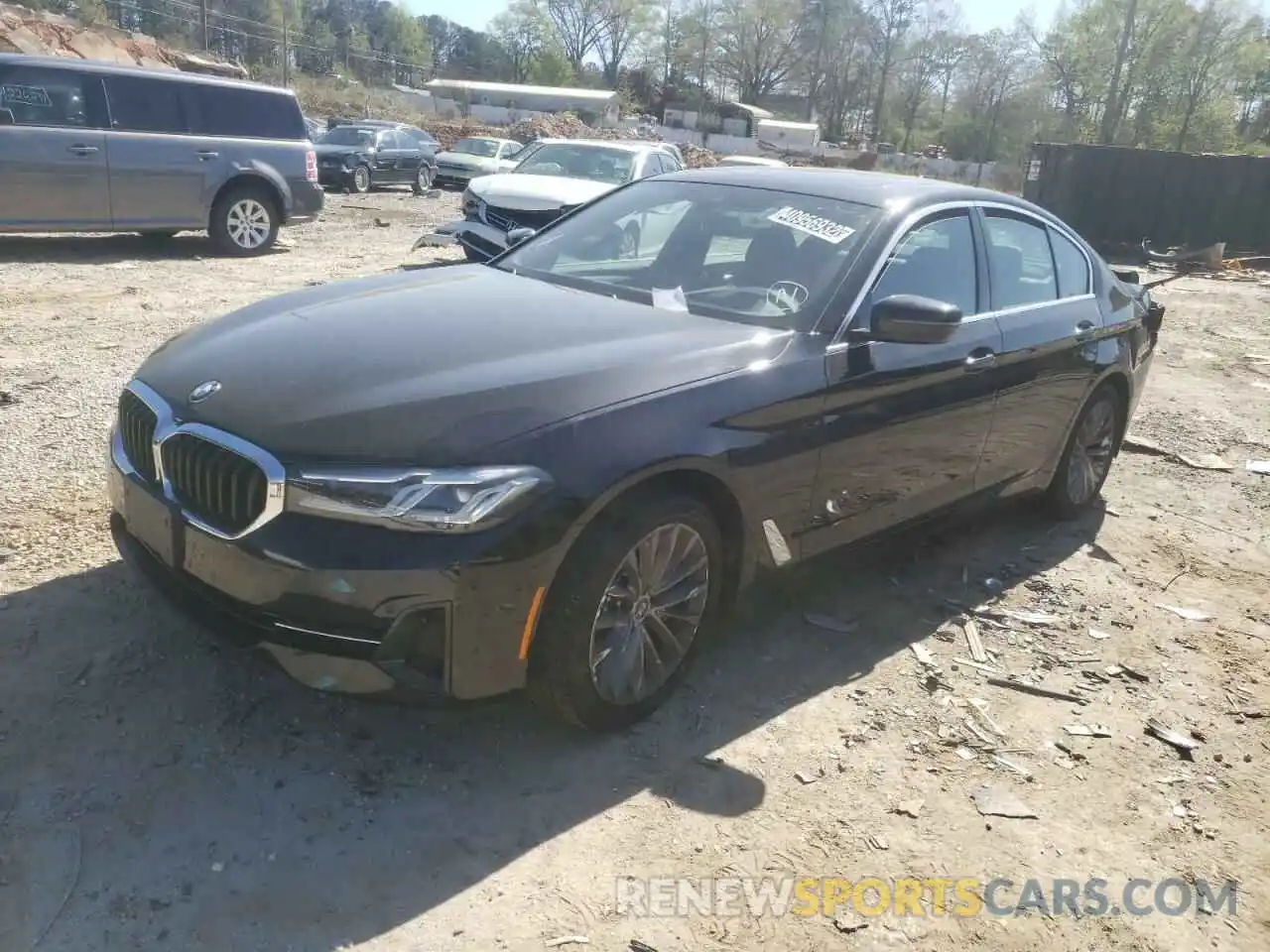 2 Photograph of a damaged car WBA53BH09MWX36464 BMW 5 SERIES 2021