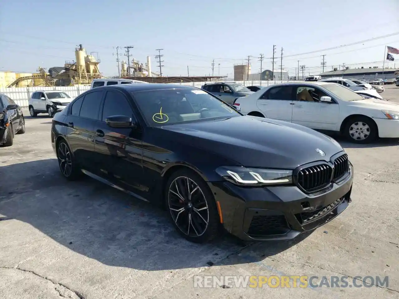 1 Photograph of a damaged car WBA53BH0XMCG11476 BMW 5 SERIES 2021