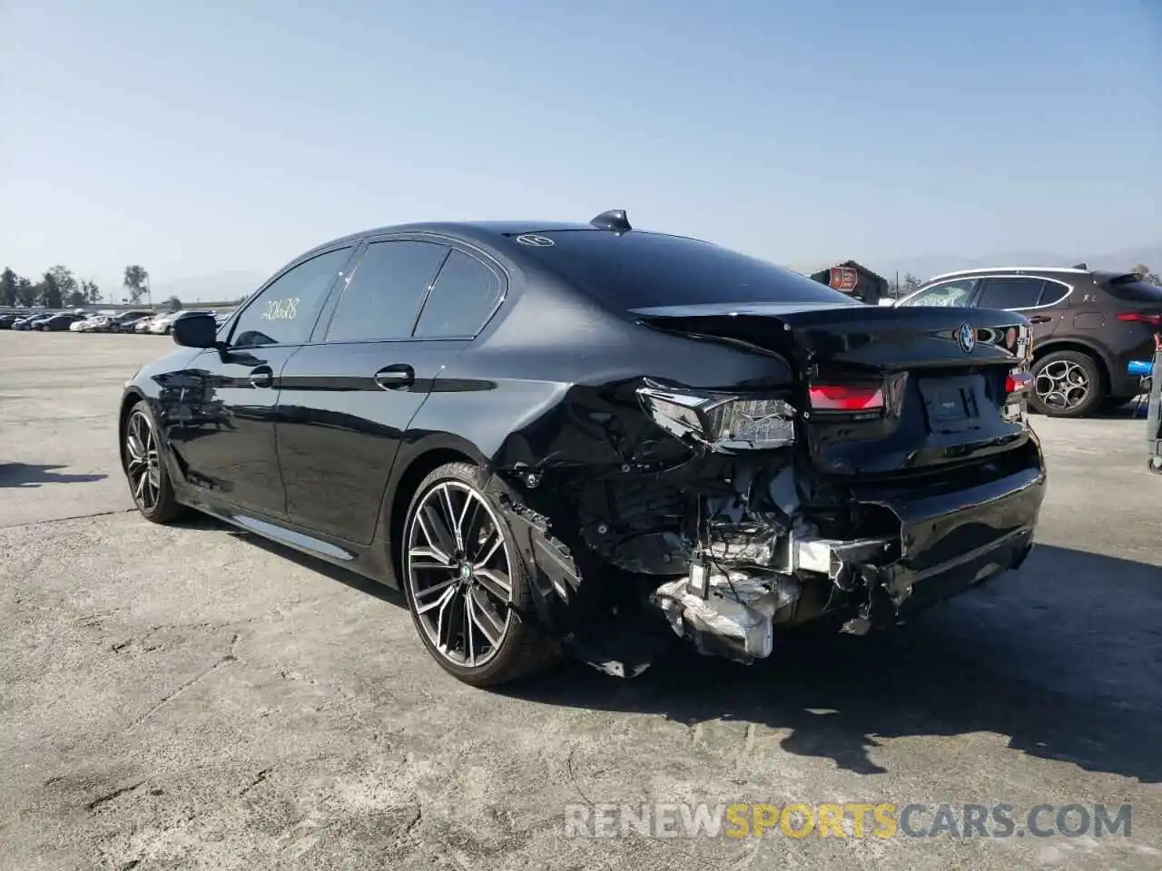 3 Photograph of a damaged car WBA53BH0XMCG11476 BMW 5 SERIES 2021