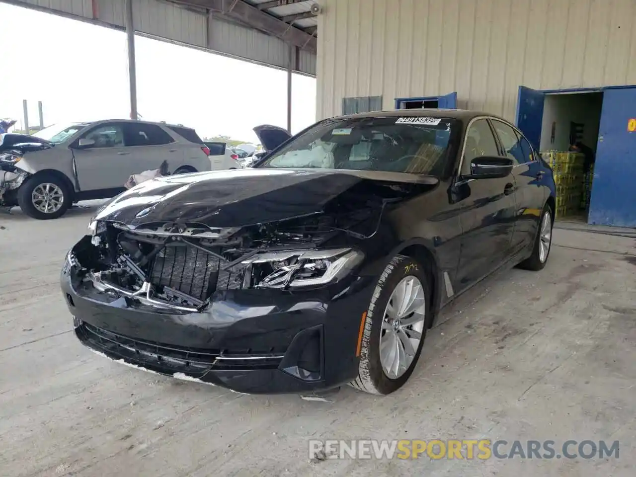 2 Photograph of a damaged car WBA53BH0XMWX25358 BMW 5 SERIES 2021