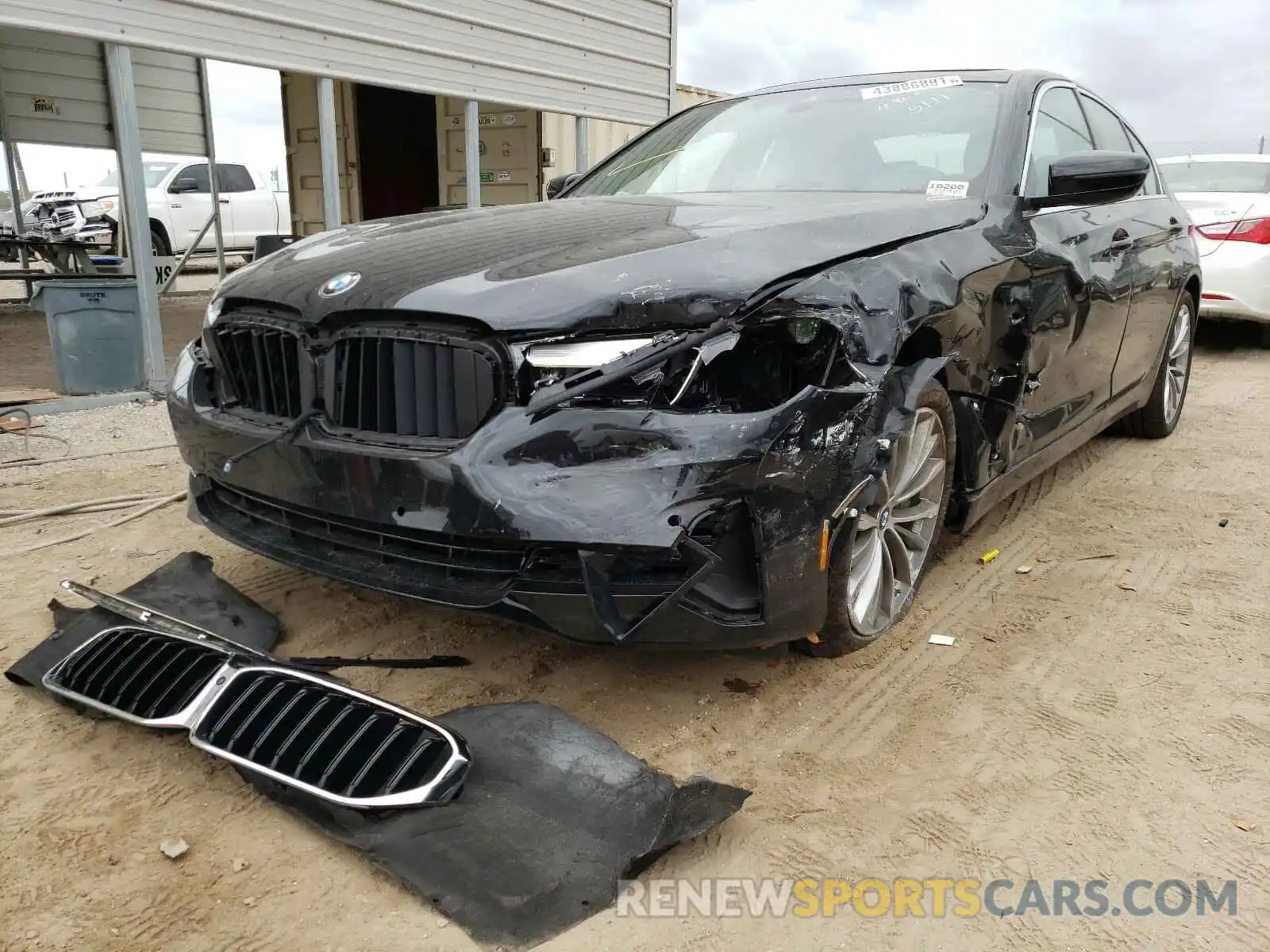 9 Photograph of a damaged car WBA53BJ00MCF85111 BMW 5 SERIES 2021