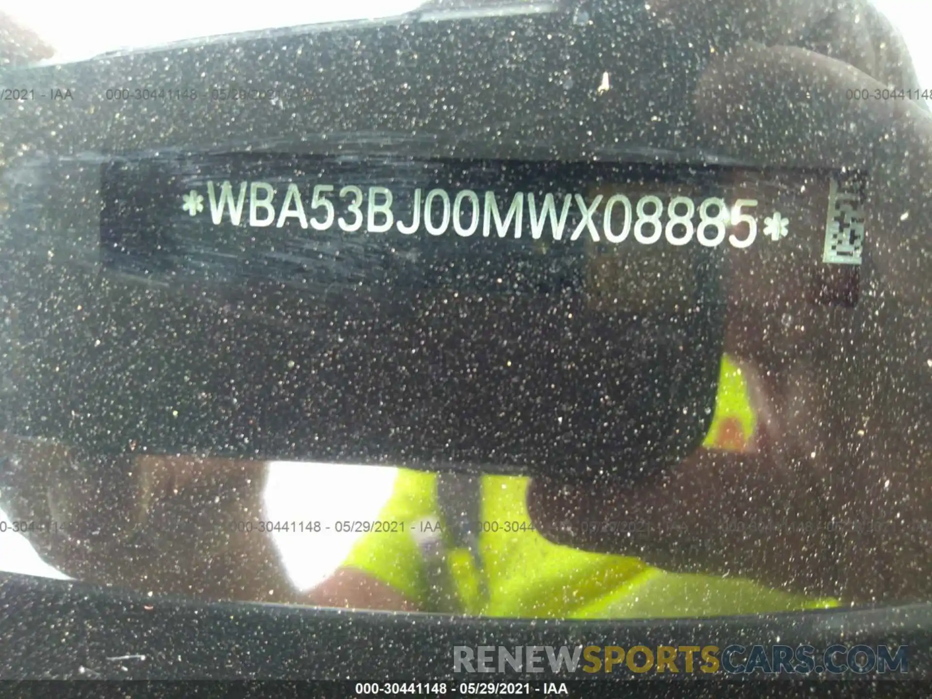 9 Photograph of a damaged car WBA53BJ00MWX08885 BMW 5 SERIES 2021