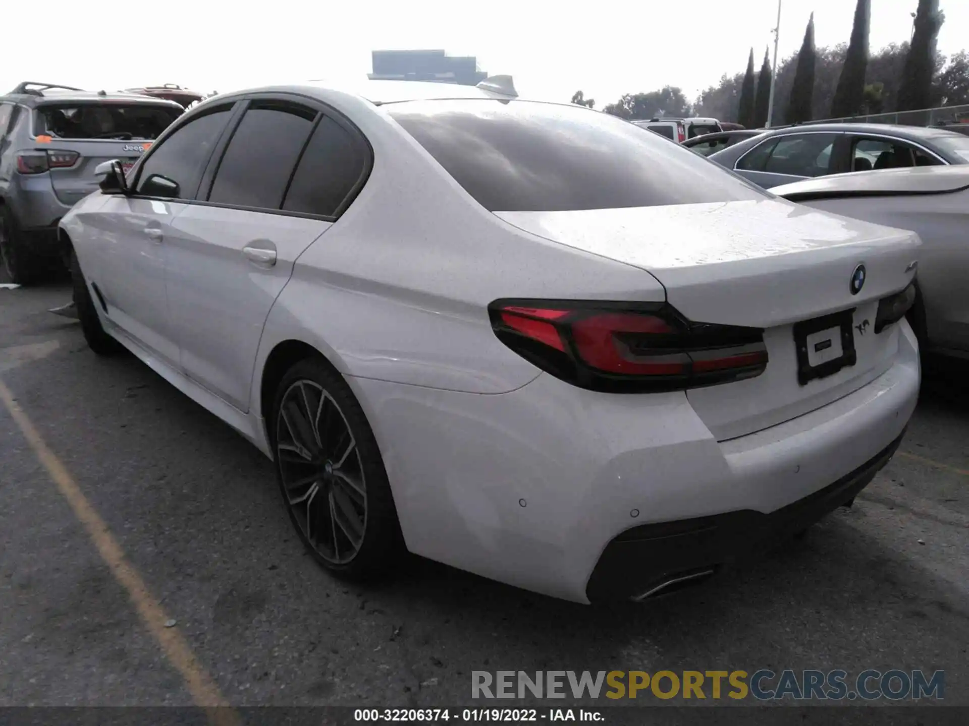 3 Photograph of a damaged car WBA53BJ01MCF31459 BMW 5 SERIES 2021