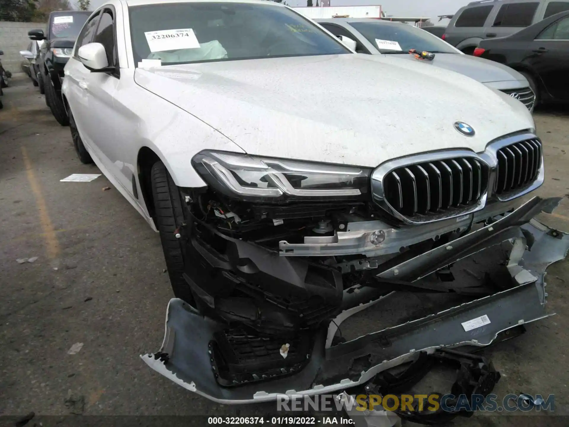 6 Photograph of a damaged car WBA53BJ01MCF31459 BMW 5 SERIES 2021