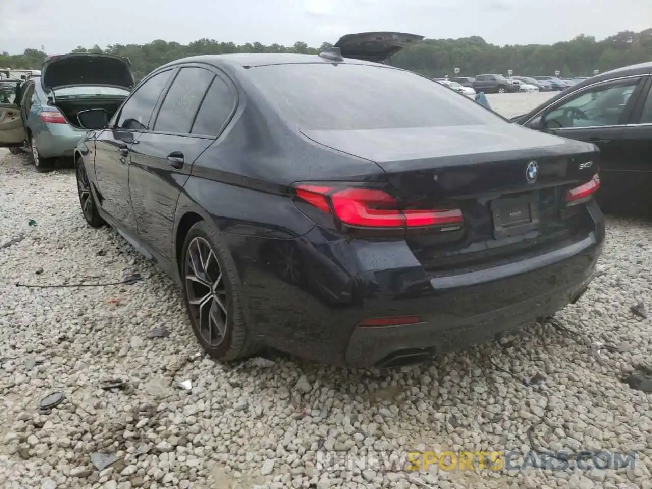 3 Photograph of a damaged car WBA53BJ01MCF33308 BMW 5 SERIES 2021