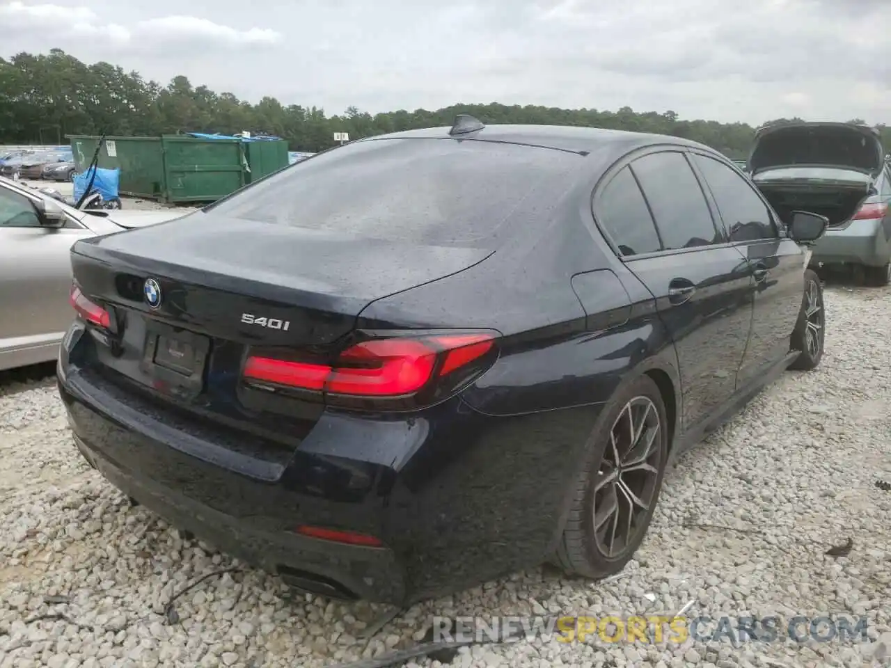 4 Photograph of a damaged car WBA53BJ01MCF33308 BMW 5 SERIES 2021