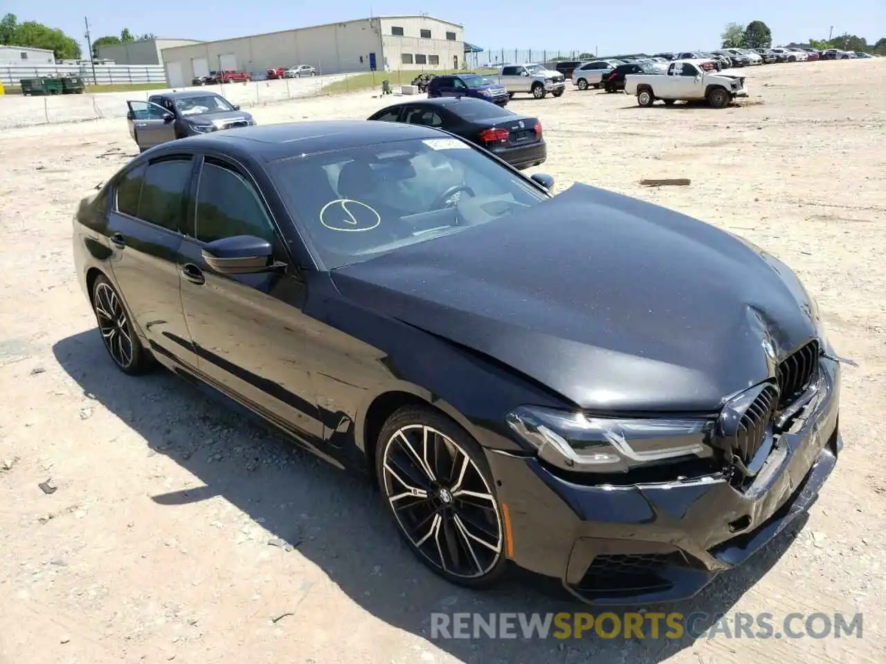 1 Photograph of a damaged car WBA53BJ01MWW89960 BMW 5 SERIES 2021