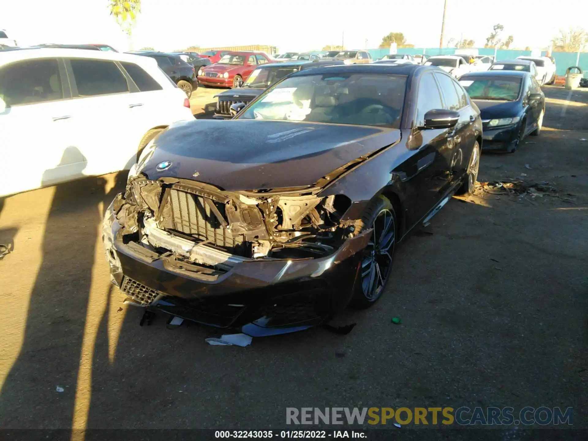 2 Photograph of a damaged car WBA53BJ01MWW91708 BMW 5 SERIES 2021