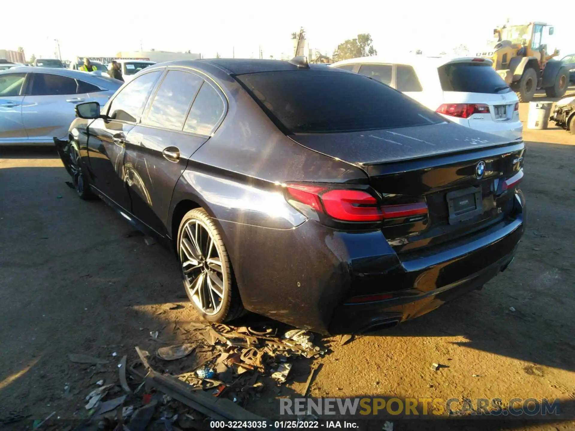 3 Photograph of a damaged car WBA53BJ01MWW91708 BMW 5 SERIES 2021