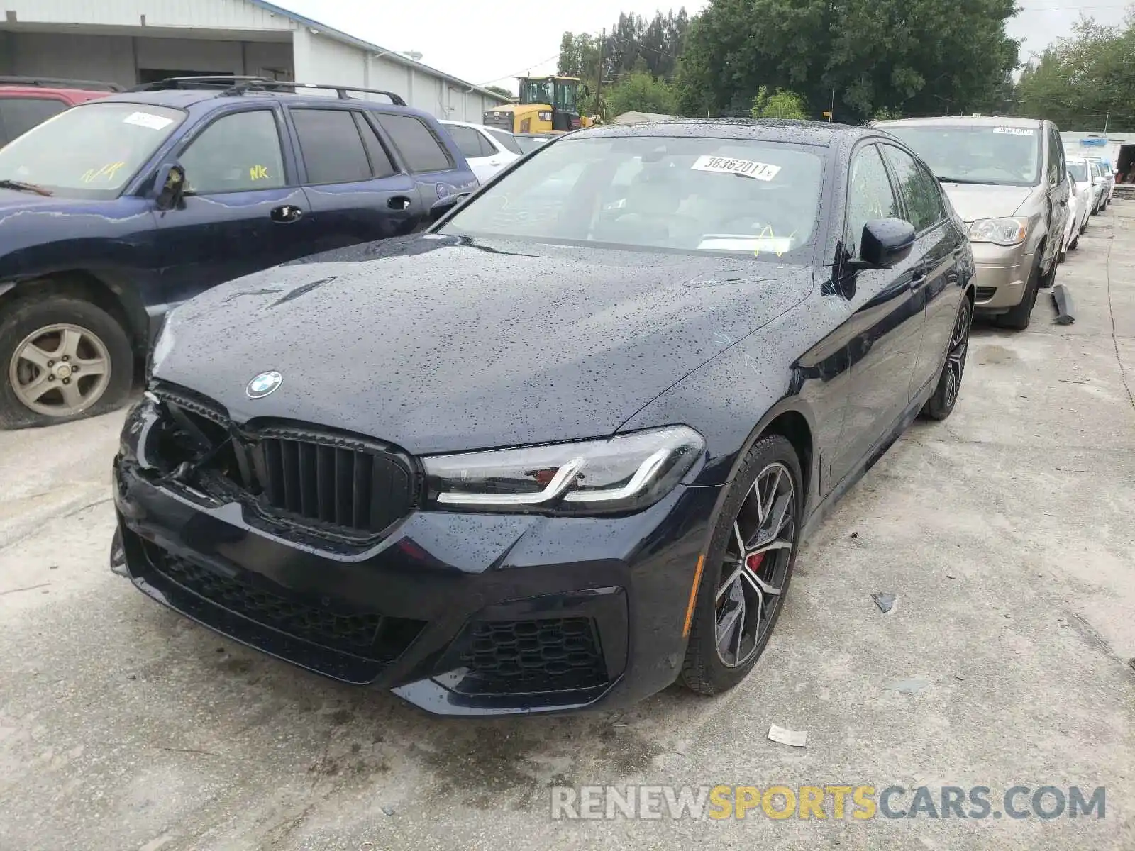 2 Photograph of a damaged car WBA53BJ01MWX10354 BMW 5 SERIES 2021