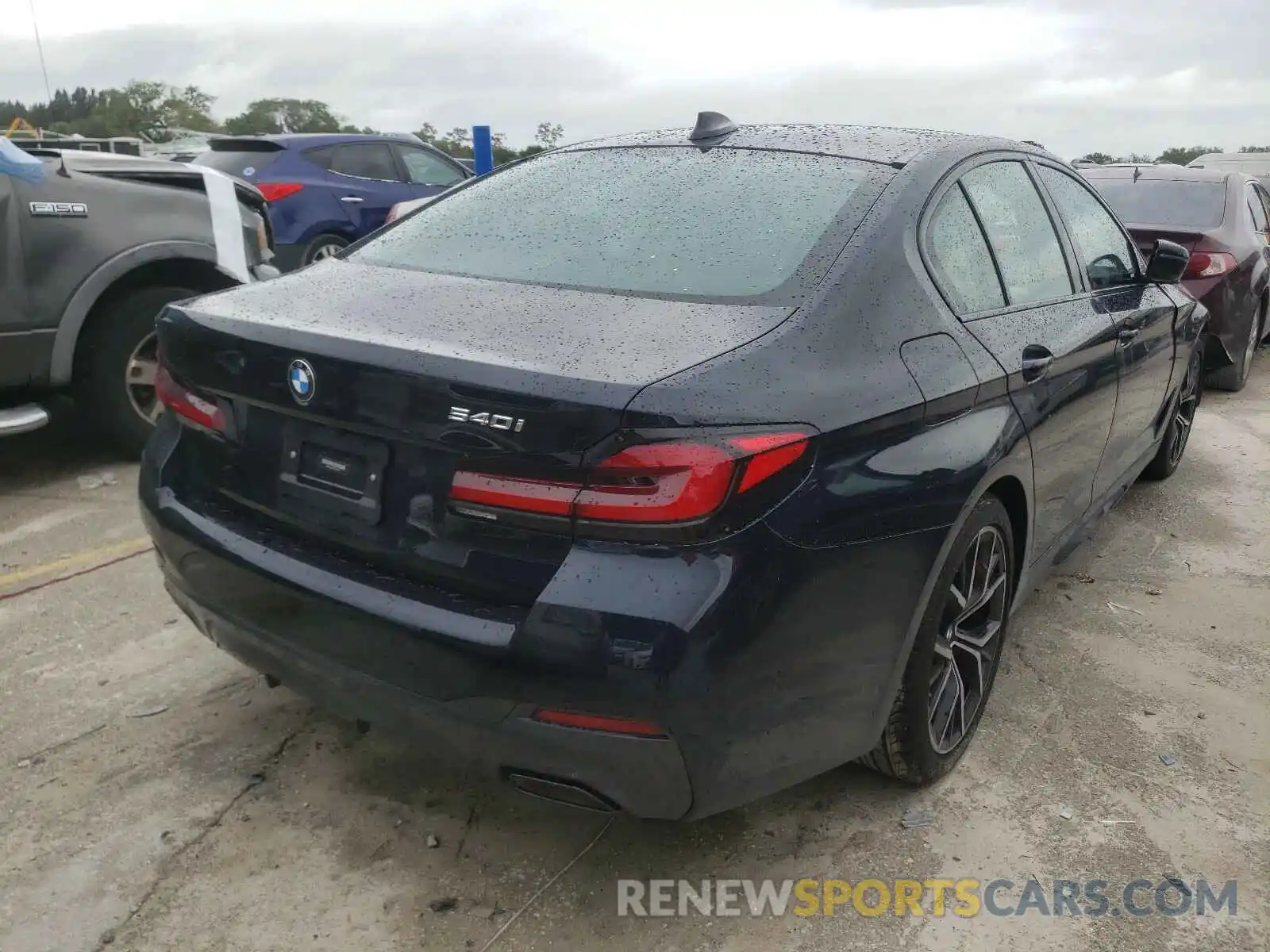 4 Photograph of a damaged car WBA53BJ01MWX10354 BMW 5 SERIES 2021