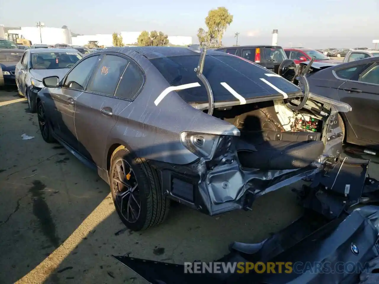 3 Photograph of a damaged car WBA53BJ01MWX18874 BMW 5 SERIES 2021