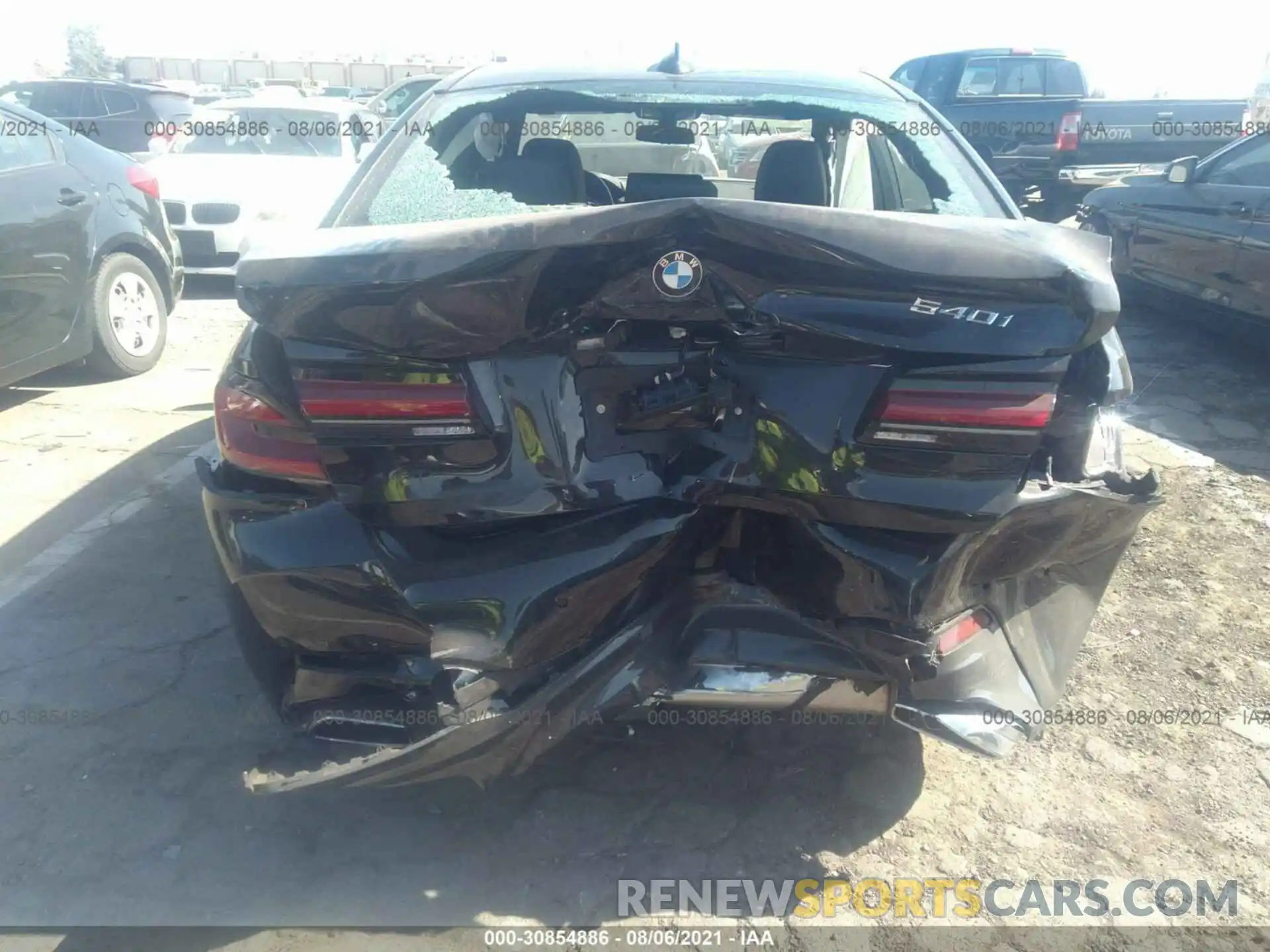 6 Photograph of a damaged car WBA53BJ03MWX04328 BMW 5 SERIES 2021