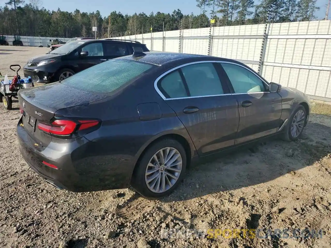 3 Photograph of a damaged car WBA53BJ05MWW92957 BMW 5 SERIES 2021