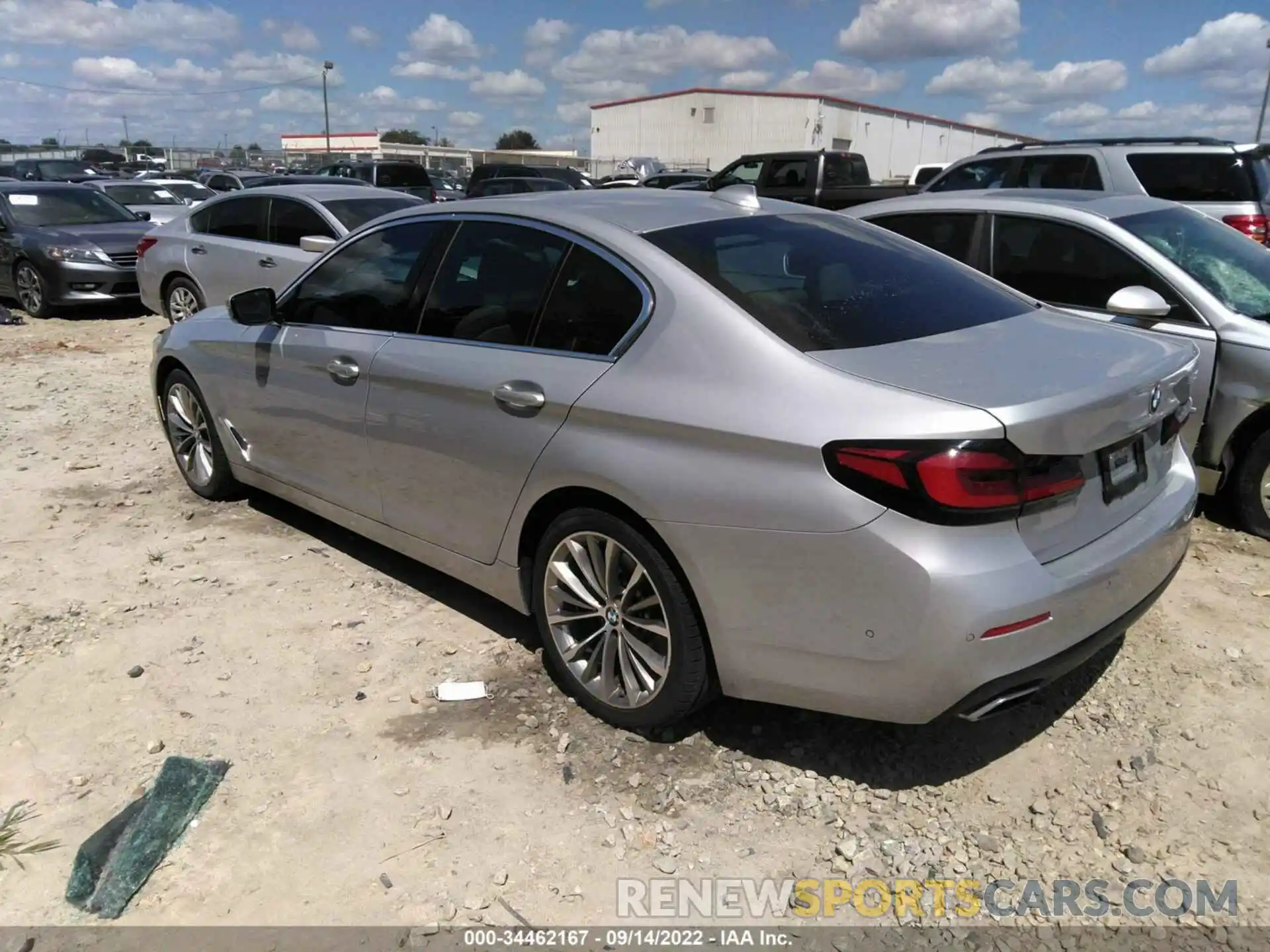 3 Photograph of a damaged car WBA53BJ07MCF40828 BMW 5 SERIES 2021