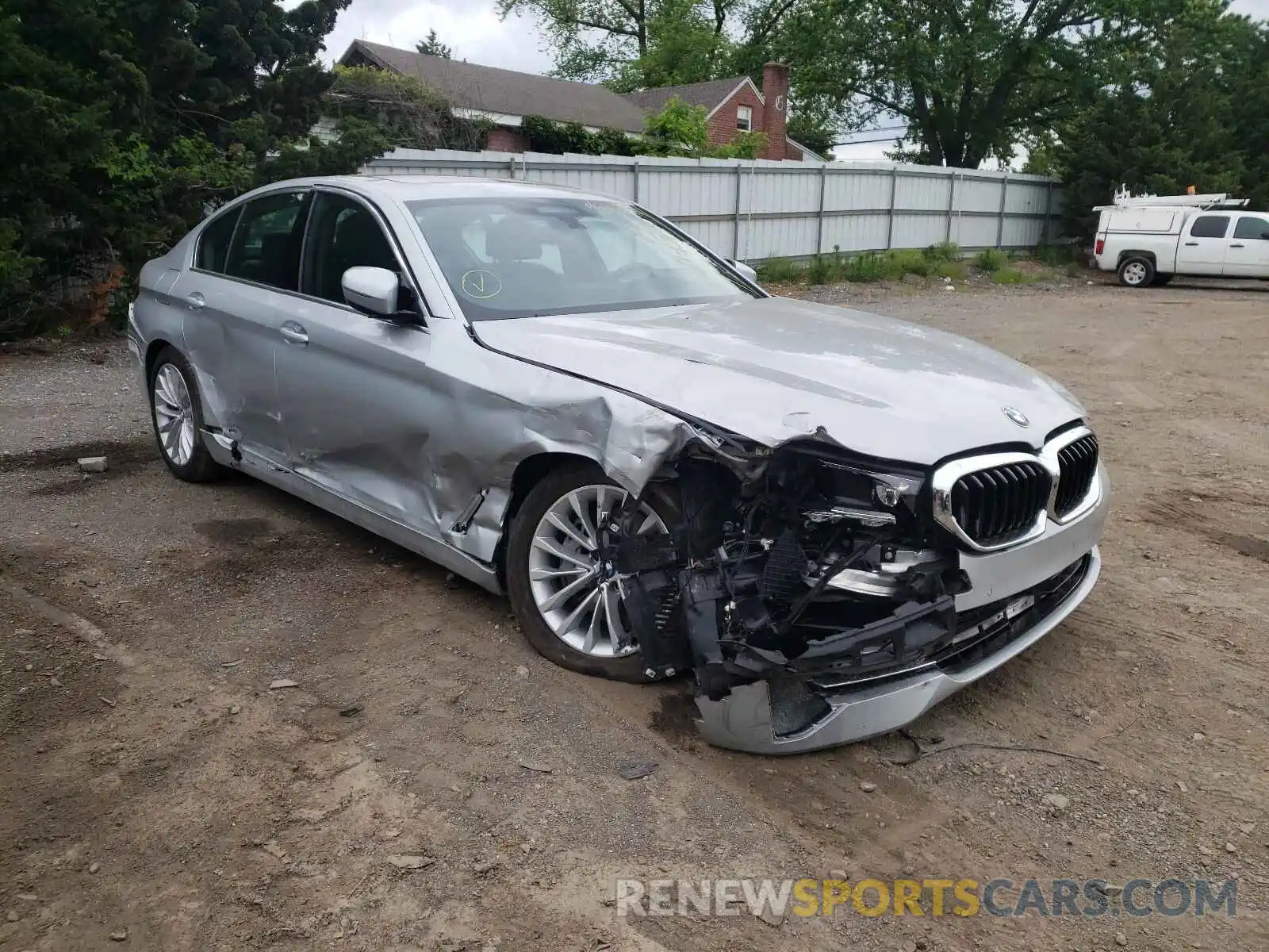 1 Photograph of a damaged car WBA53BJ08MCF34732 BMW 5 SERIES 2021