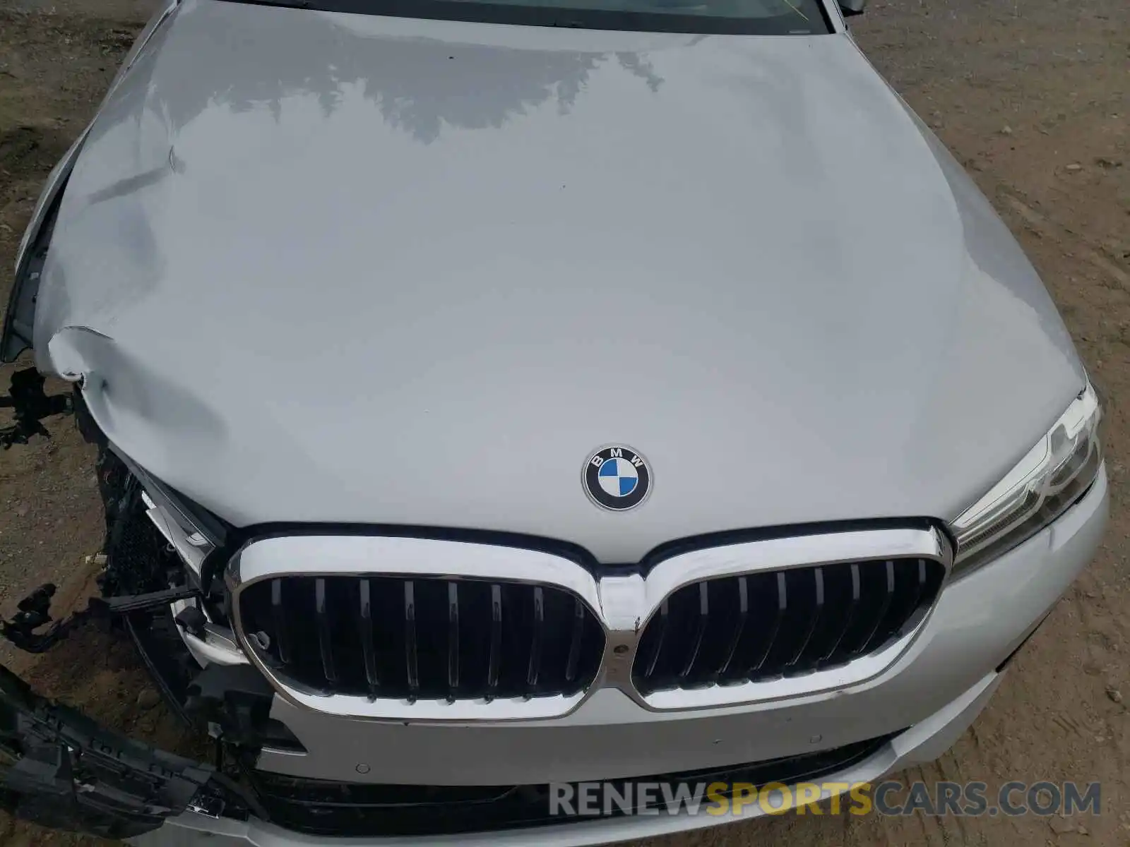 7 Фотография поврежденного автомобиля WBA53BJ08MCF34732 BMW 5 SERIES 2021