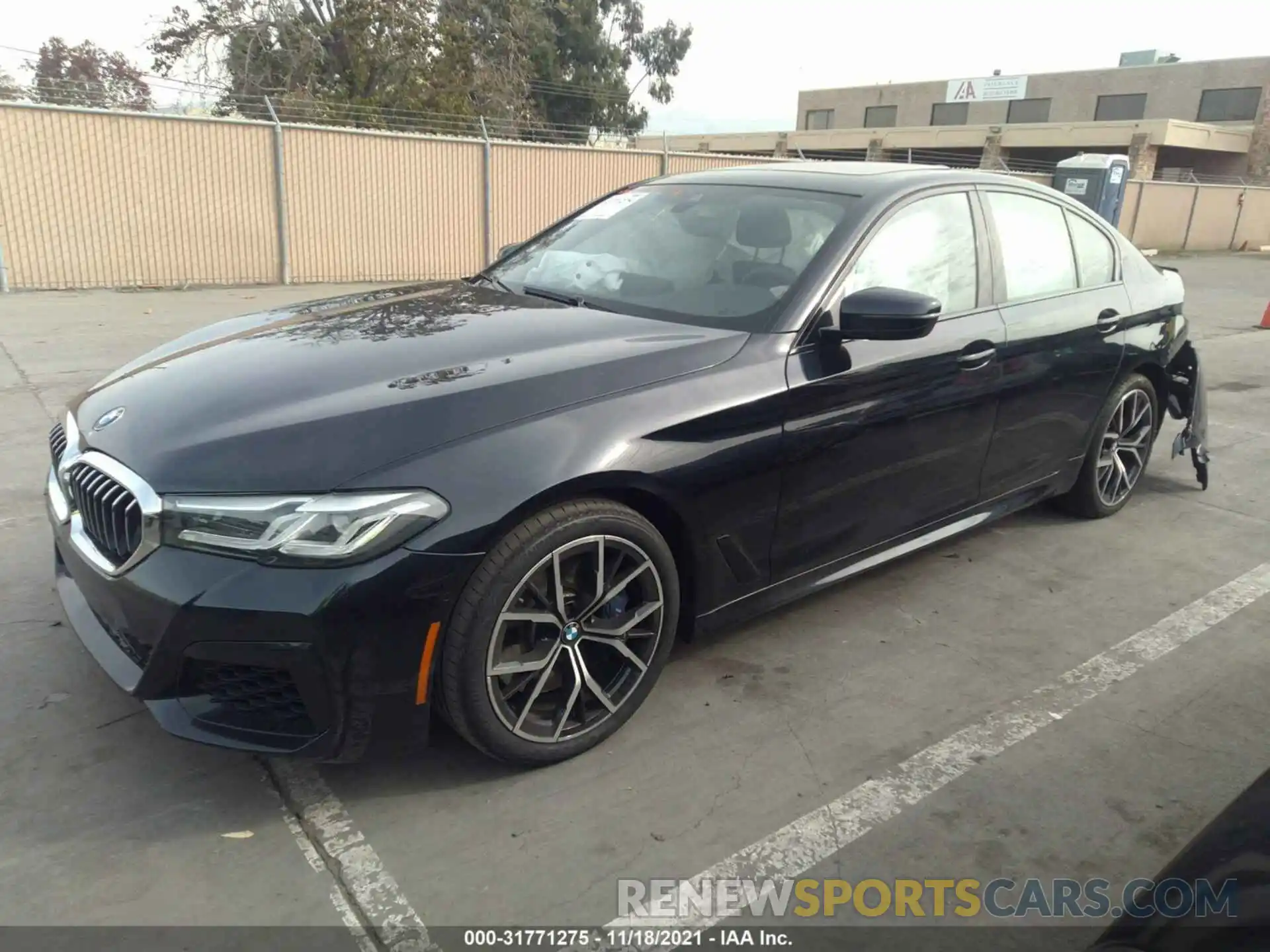 2 Photograph of a damaged car WBA53BJ08MWX02865 BMW 5 SERIES 2021