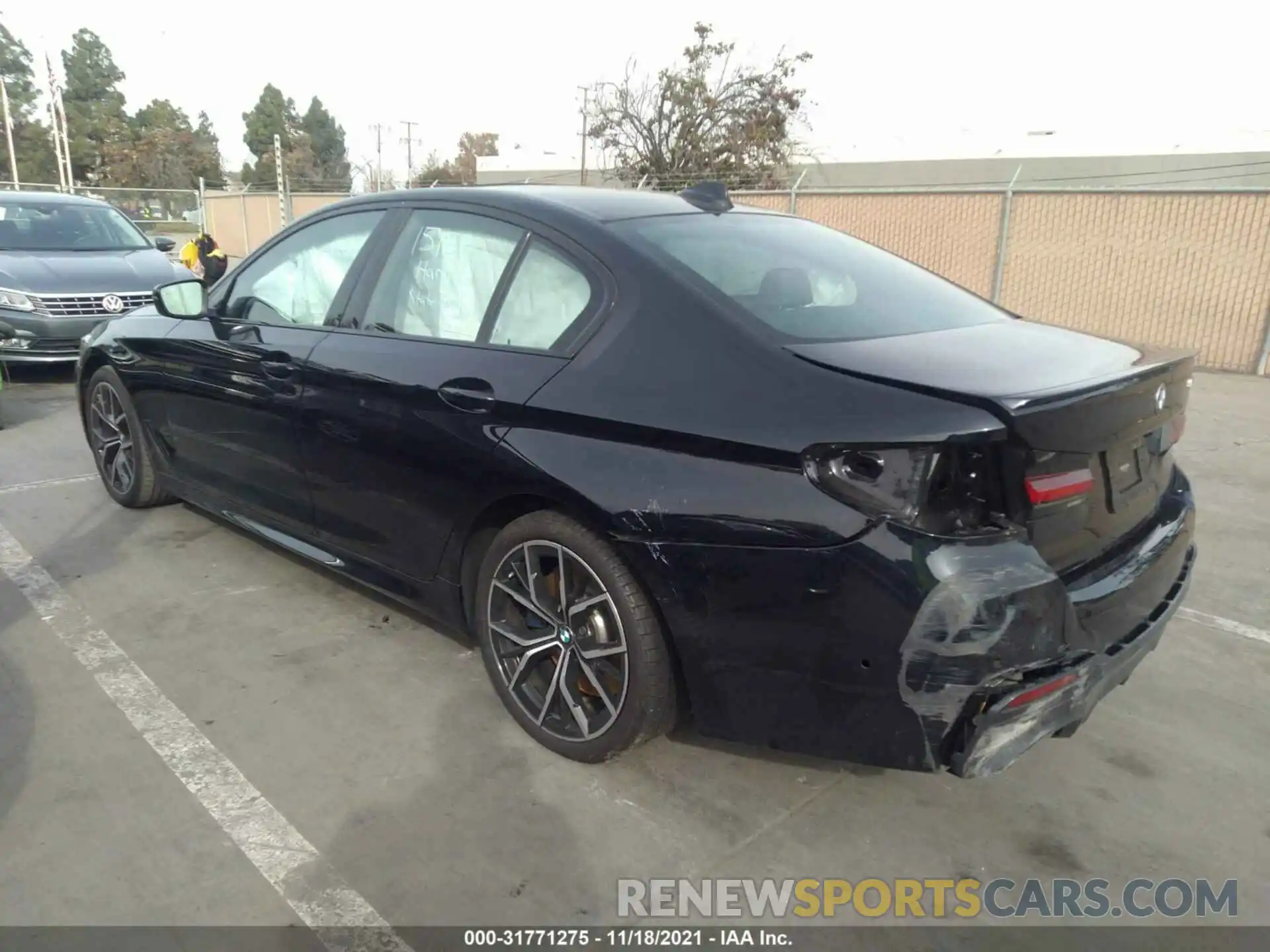 3 Photograph of a damaged car WBA53BJ08MWX02865 BMW 5 SERIES 2021