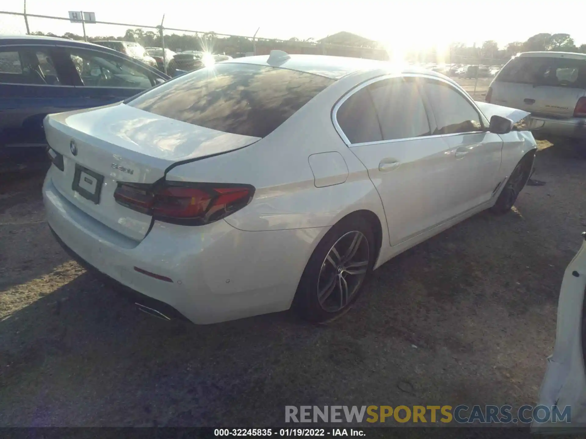 4 Photograph of a damaged car WBA53BJ08MWX28558 BMW 5 SERIES 2021