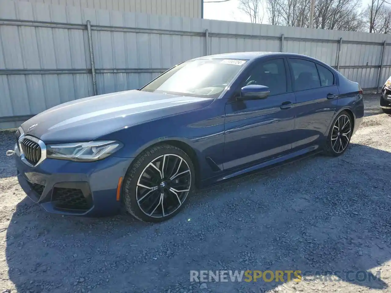 1 Photograph of a damaged car WBA53BJ0XMWW92808 BMW 5 SERIES 2021