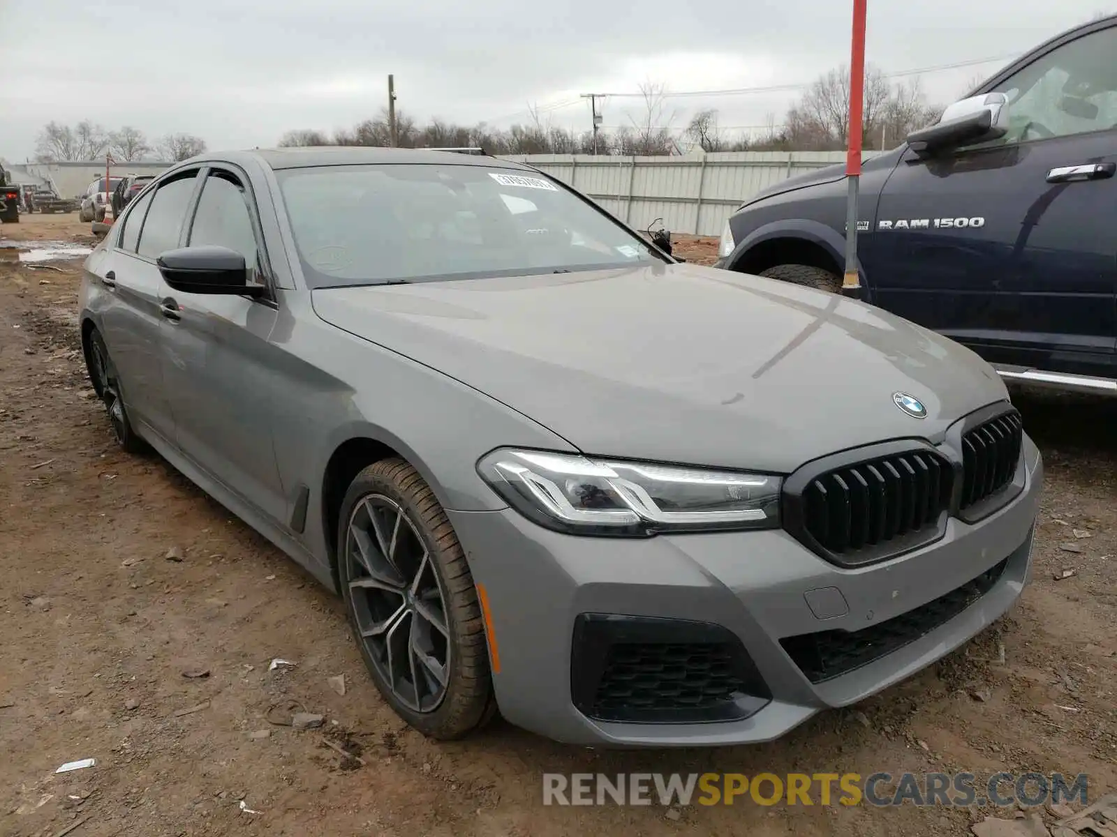 1 Photograph of a damaged car WBA73BJ00MCG12512 BMW 5 SERIES 2021