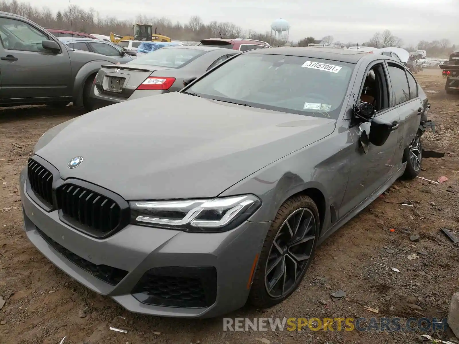 2 Photograph of a damaged car WBA73BJ00MCG12512 BMW 5 SERIES 2021