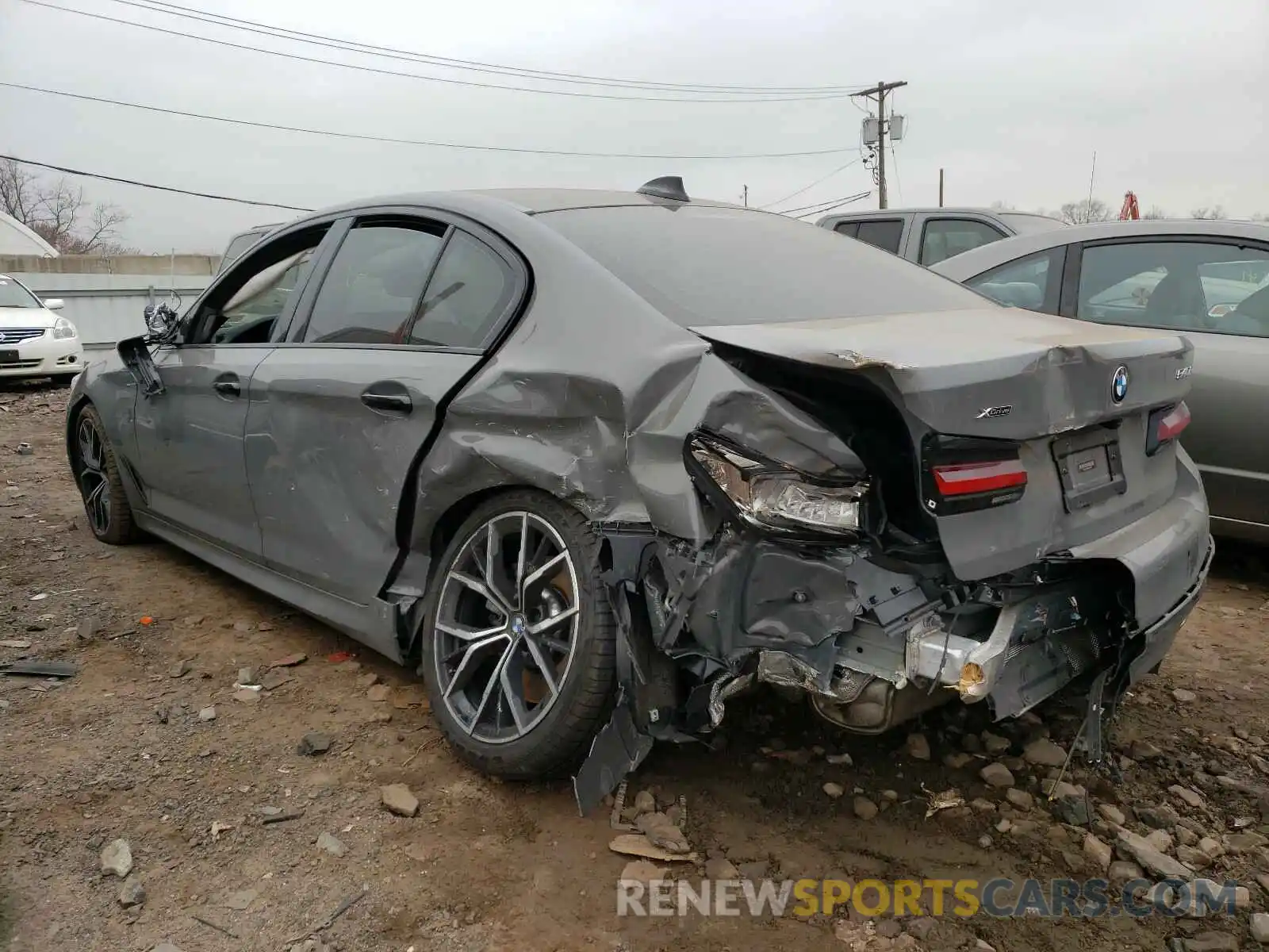 3 Photograph of a damaged car WBA73BJ00MCG12512 BMW 5 SERIES 2021